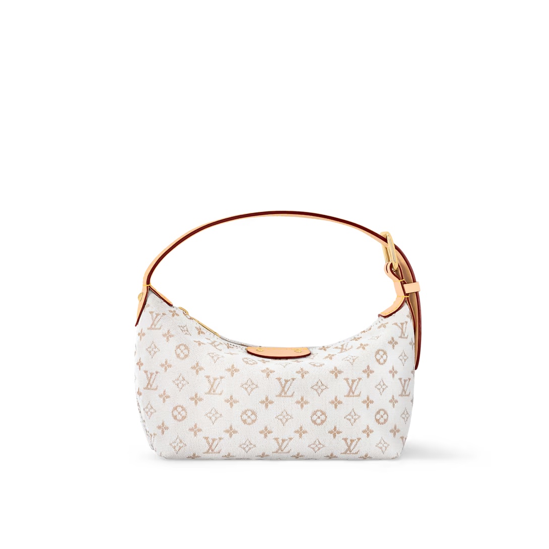 Hills Pochette Monogram White Polyamide M12433