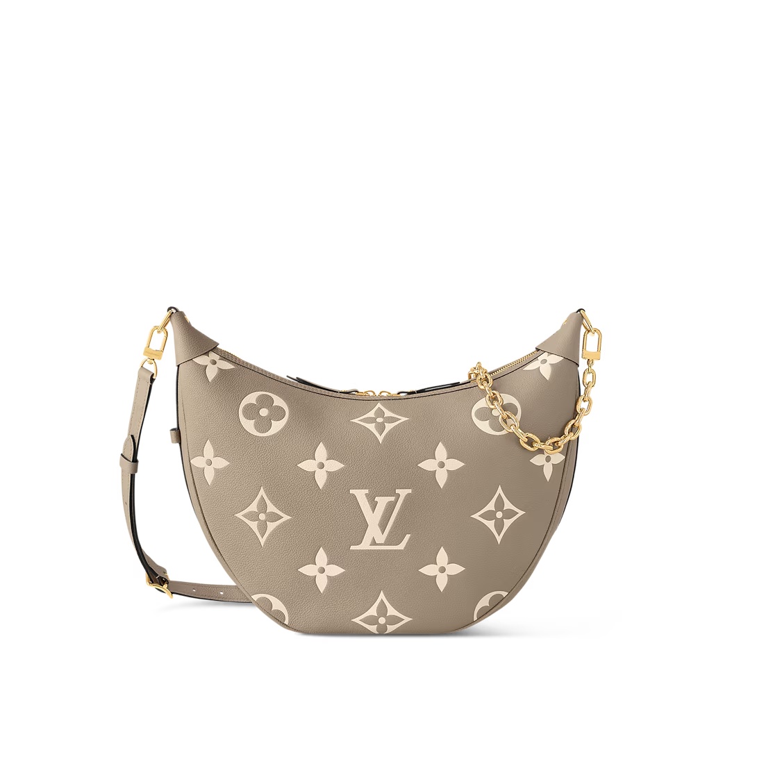 Loop Hobo Bag Bicolor Monogram Empreinte Leather M46738