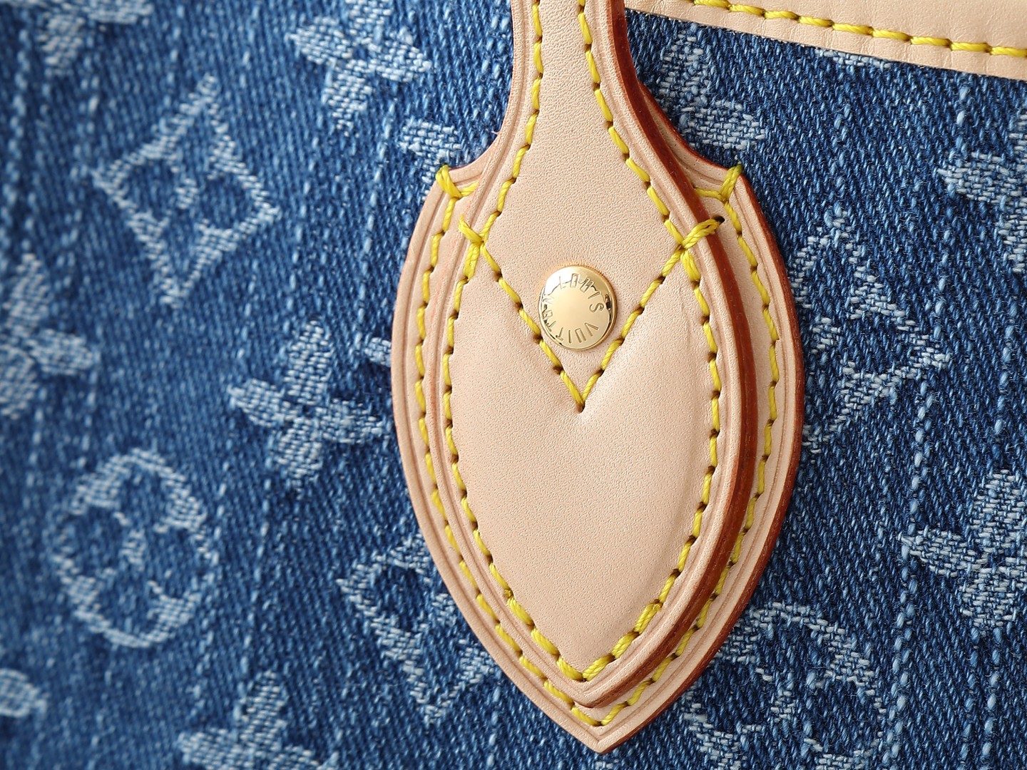 Louis Vuitton Neverfull Mm Monogram Denim Bag M13192
