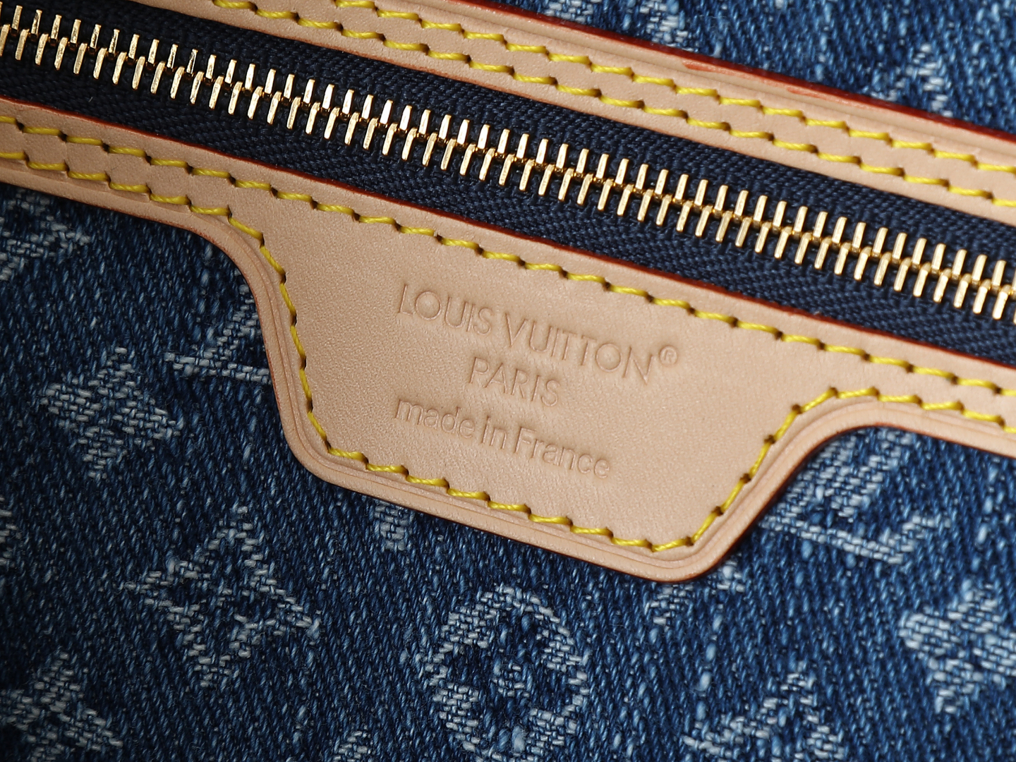 Louis Vuitton Neverfull Mm Monogram Denim Bag M13192