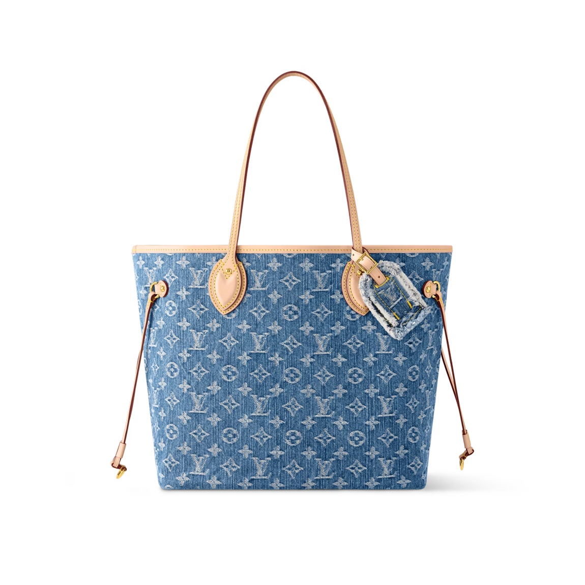 Louis Vuitton Neverfull Mm Monogram Denim Bag M13192
