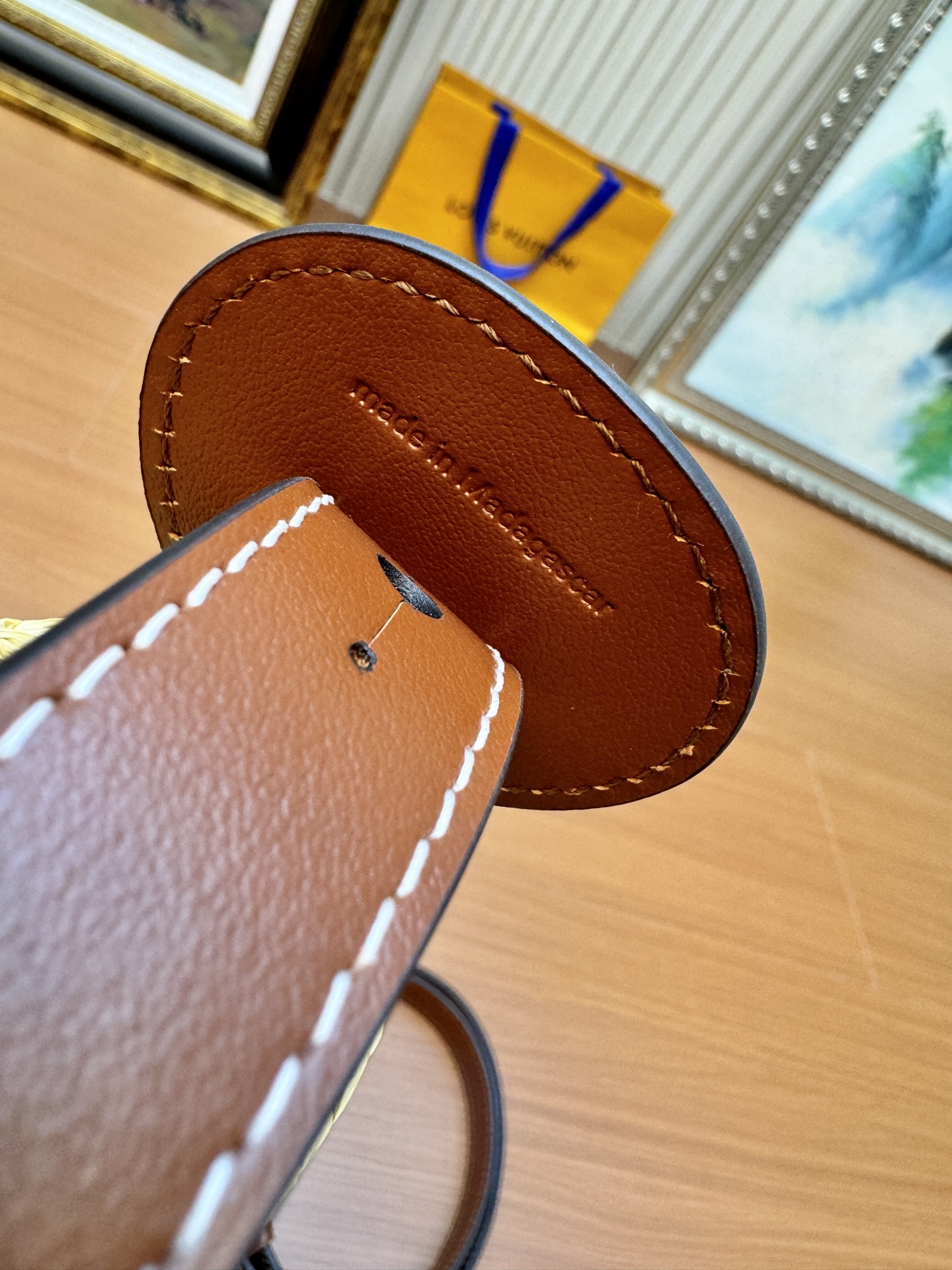 Low Key All In Bb Bag Brown Raffia M14217