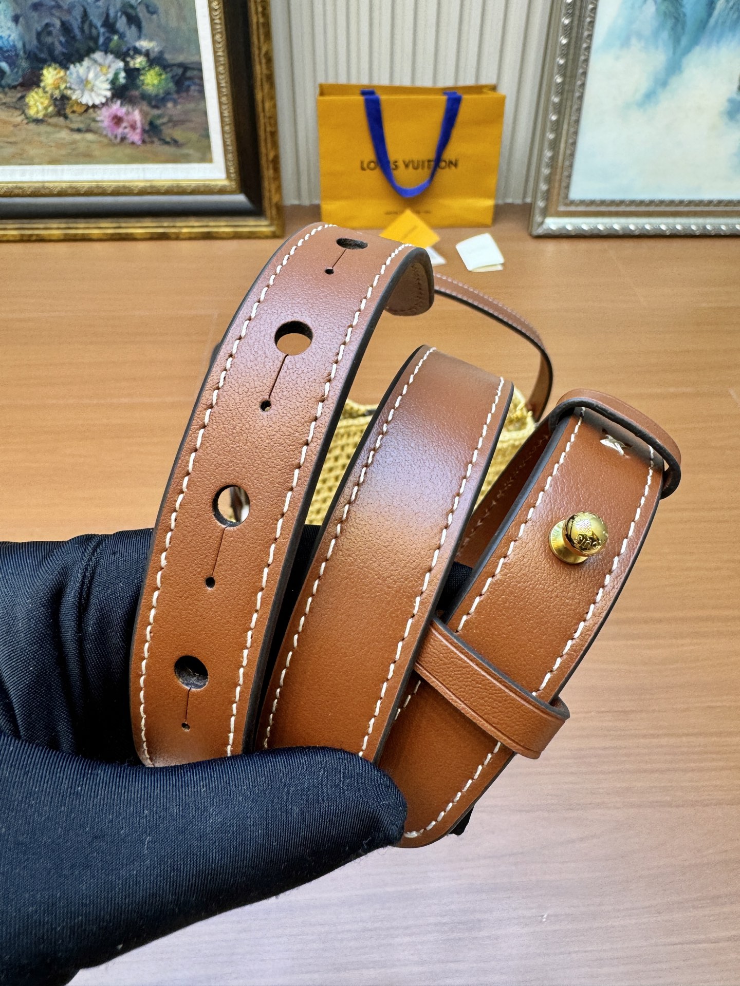 Low Key All In Bb Bag Brown Raffia M14217