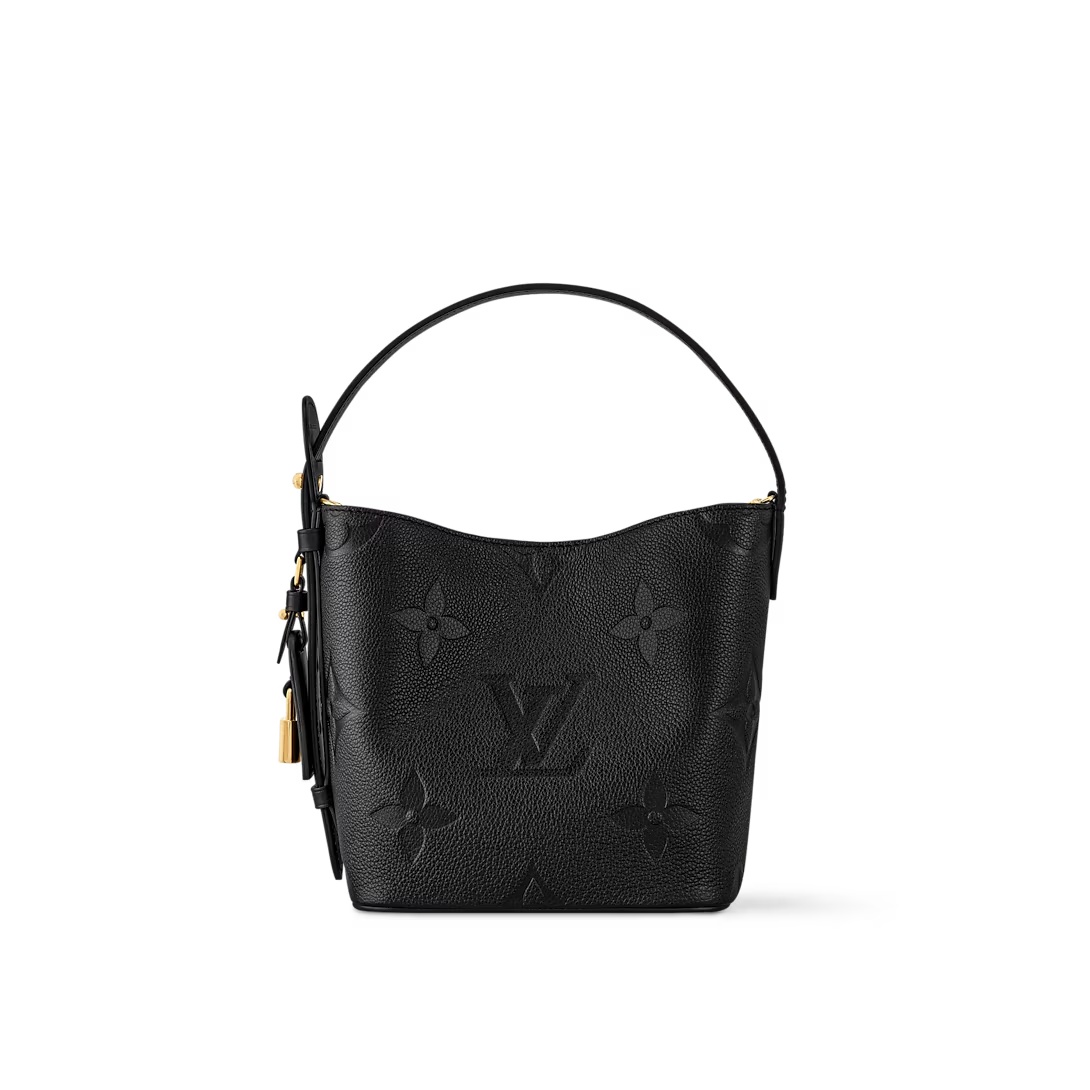Low Key All In Bb Bag Monogram Empreinte Leather Black M13480