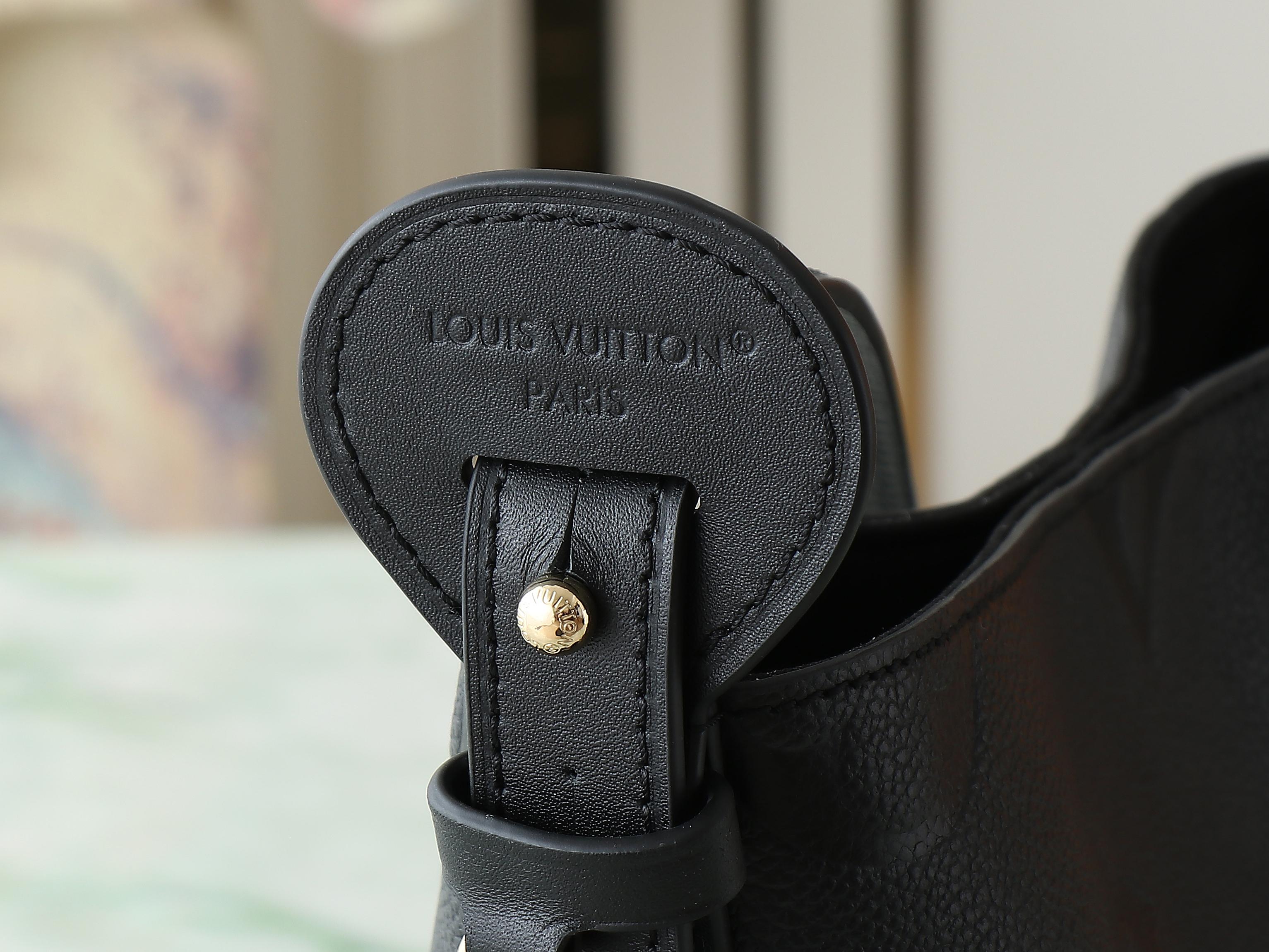 Low Key All In Bb Bag Monogram Empreinte Leather Black M13480