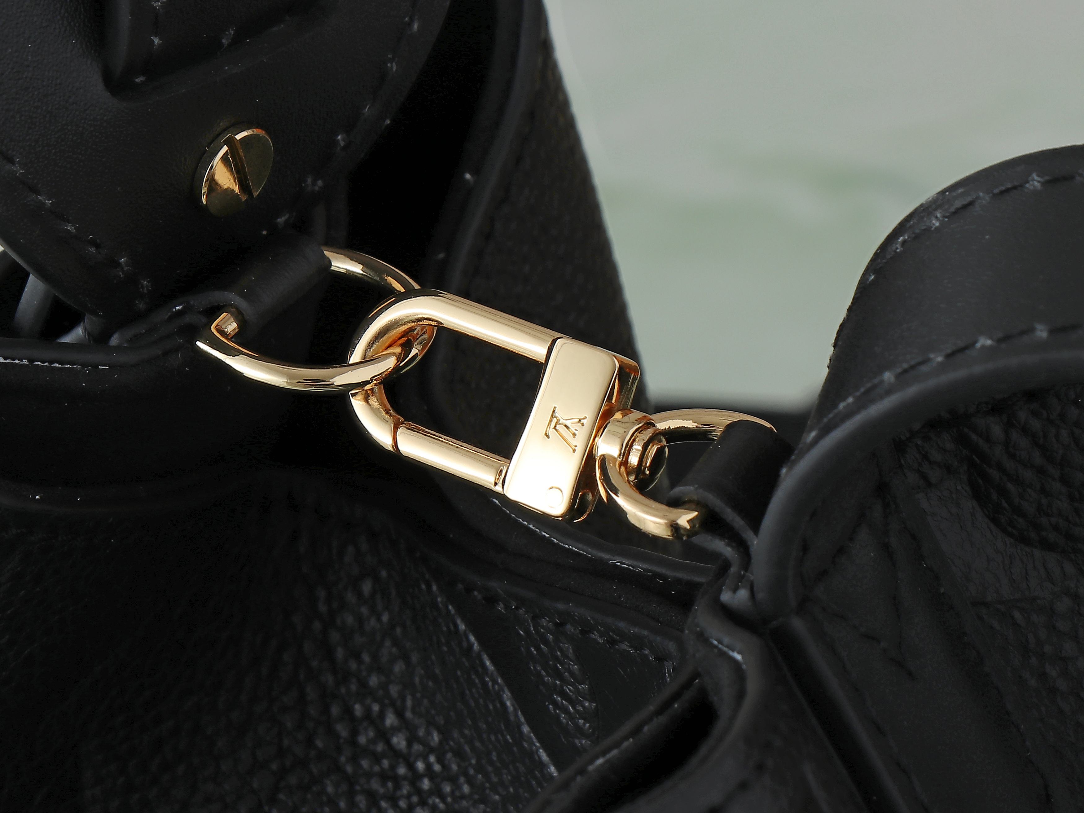 Low Key All In Bb Bag Monogram Empreinte Leather Black M13480