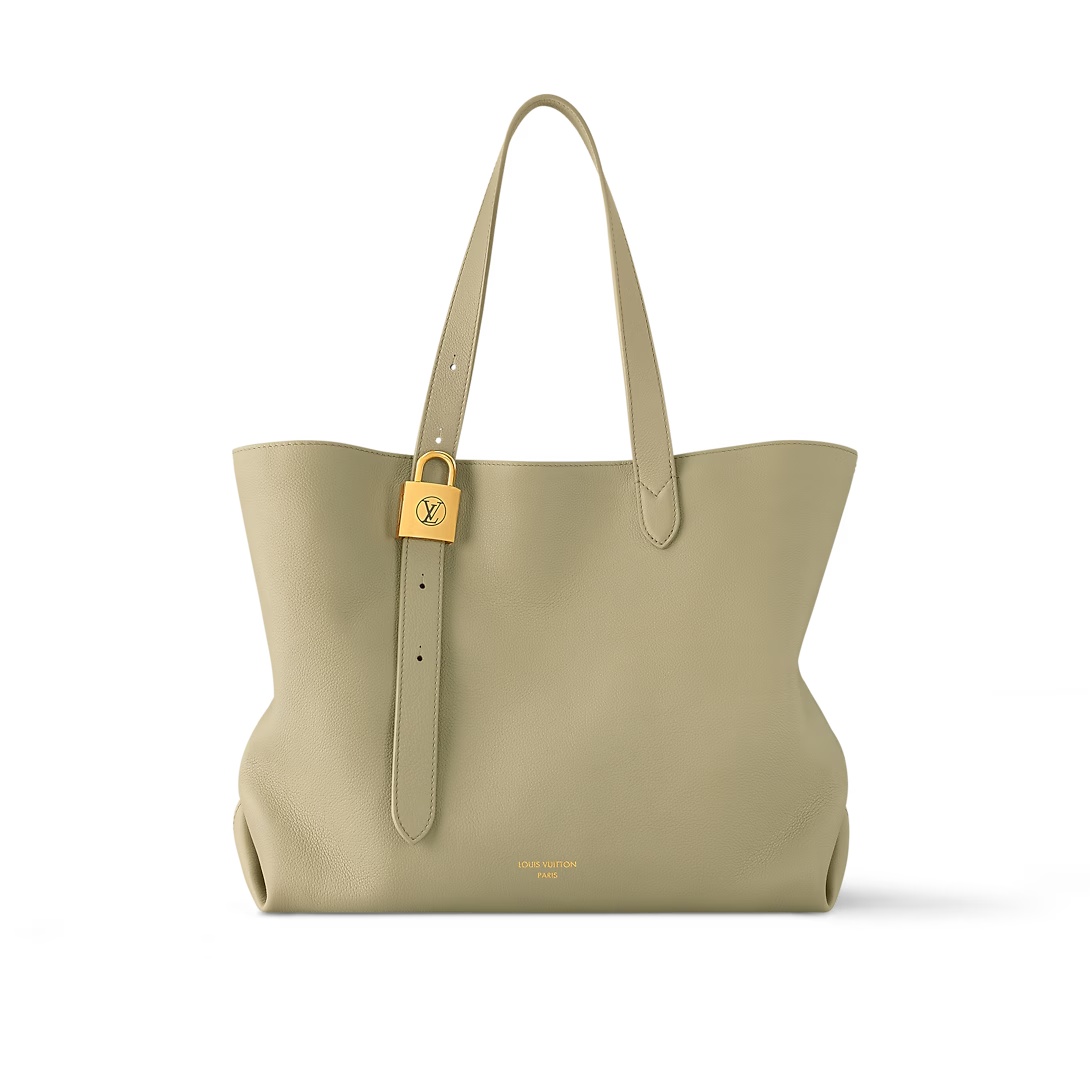 Low Key Cabas Mm Bag Clay Grained Calfskin M25341
