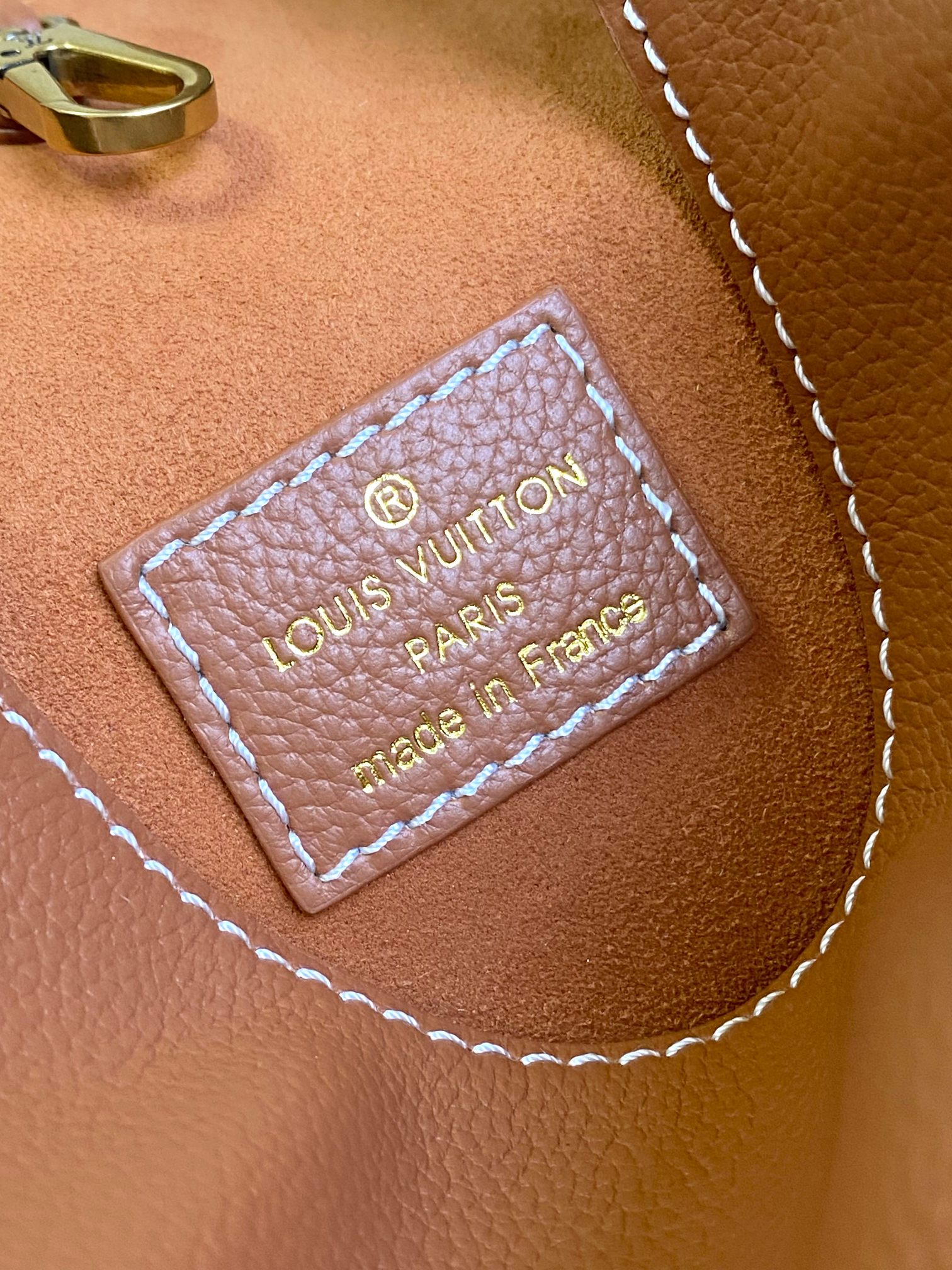 Low Key Hobo Pm Bag Cognac Calfskin M25354