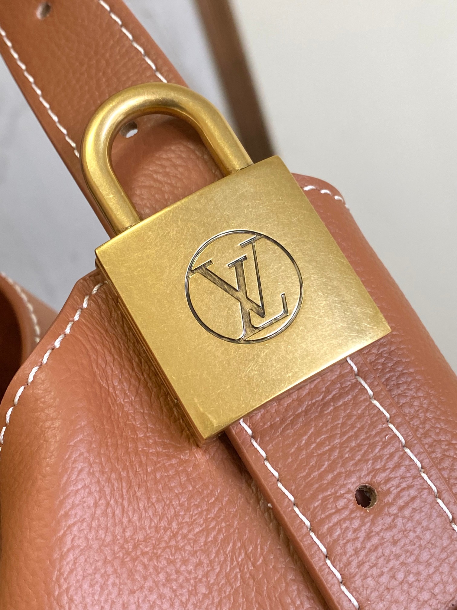 Low Key Hobo Pm Bag Cognac Calfskin M25354