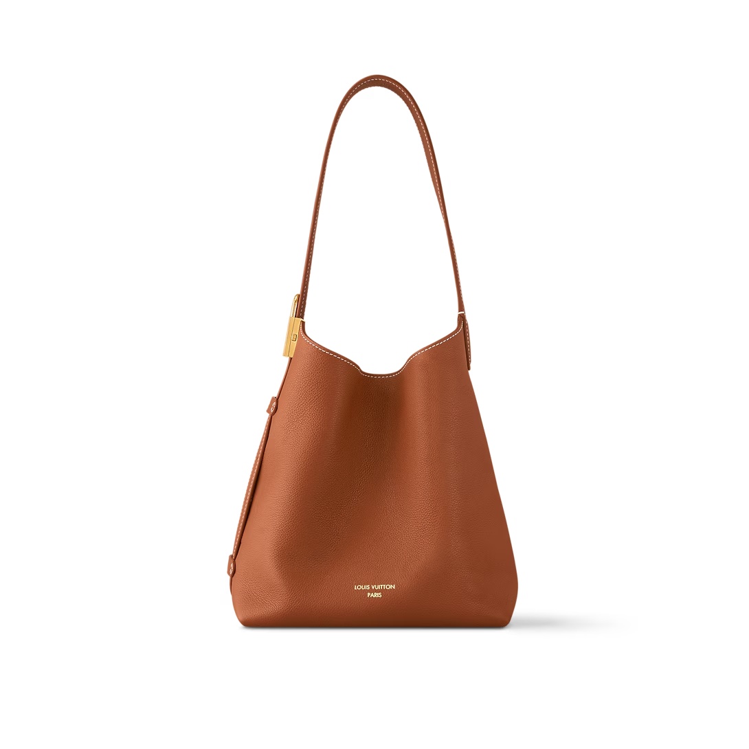 Low Key Hobo Pm Bag Cognac Calfskin M25354