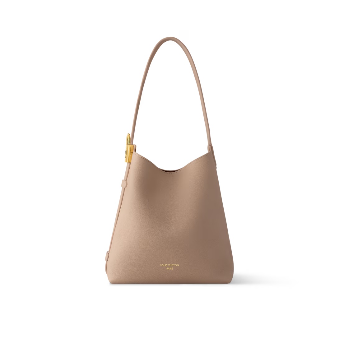 Low Key Hobo Pm Bag Walnut Calfskin M14265