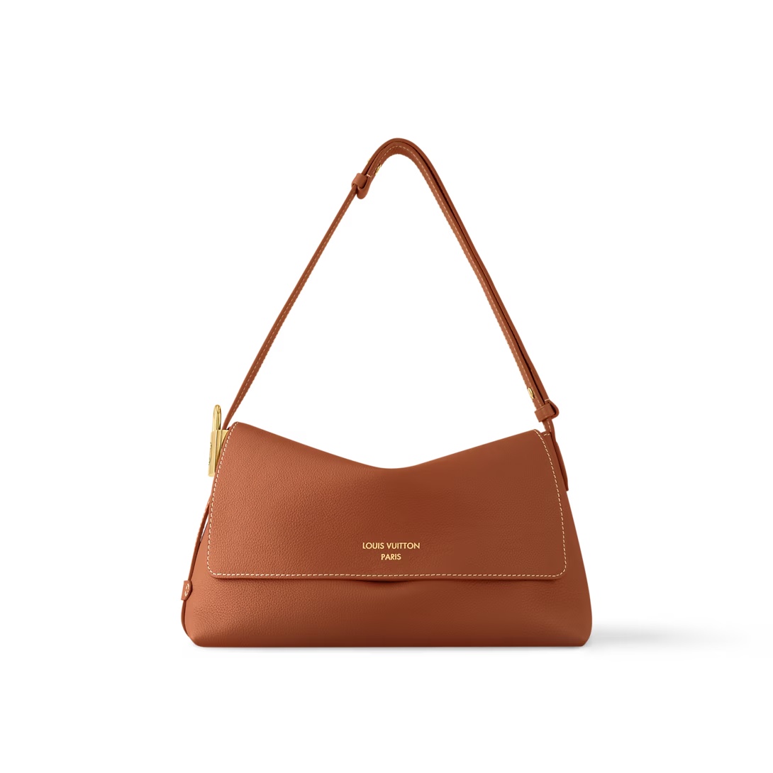 Low Key Messenger Bag Cognac Calf Leather M13151