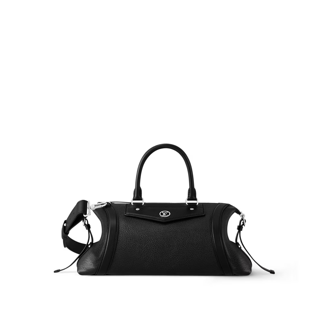 Lv Biker Mm Handbags H27 Black Lambskin Leather M14700