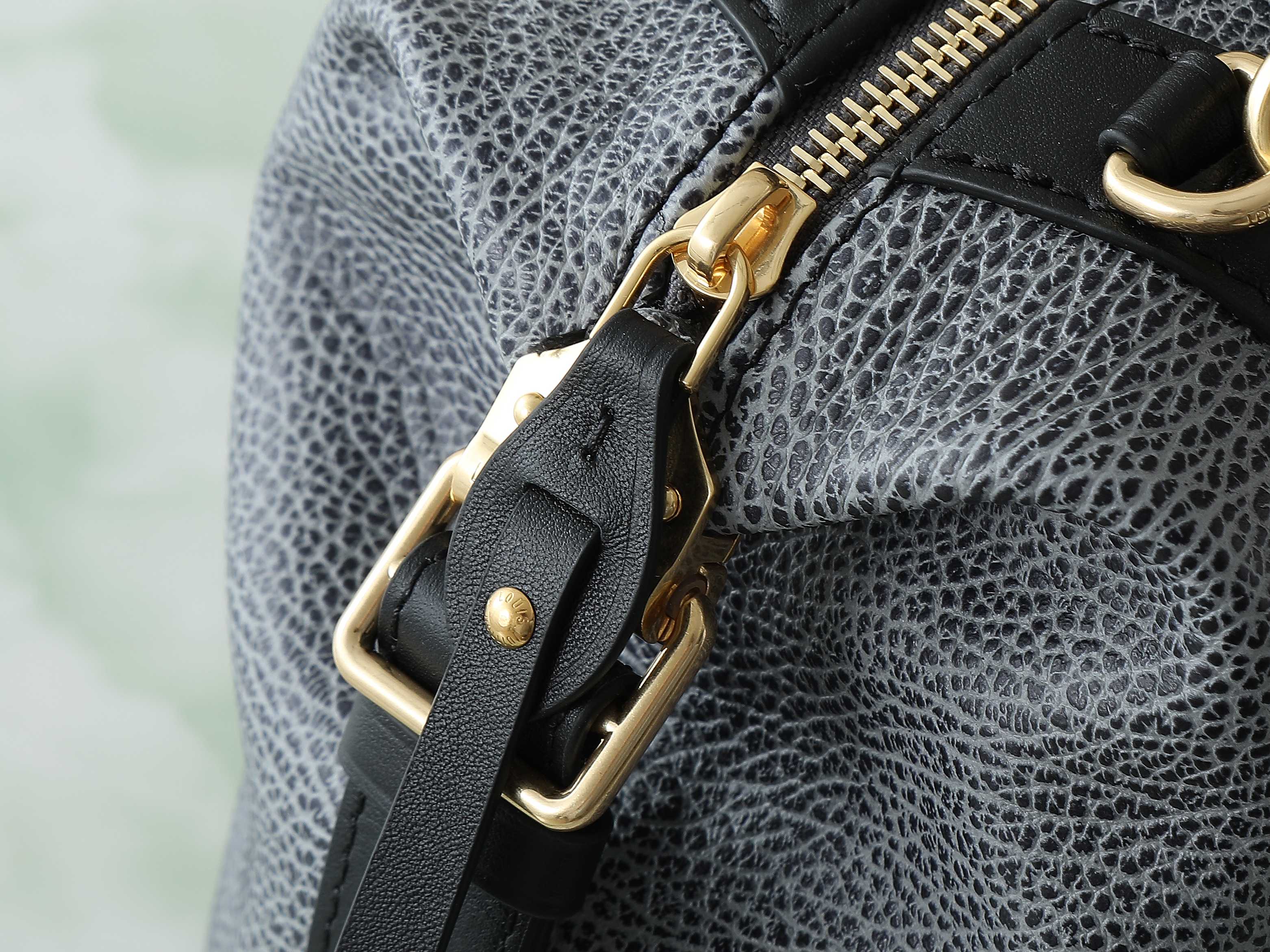 Lv Biker Mm Handbags H27 Dark Denim Lambskin Leather M14702