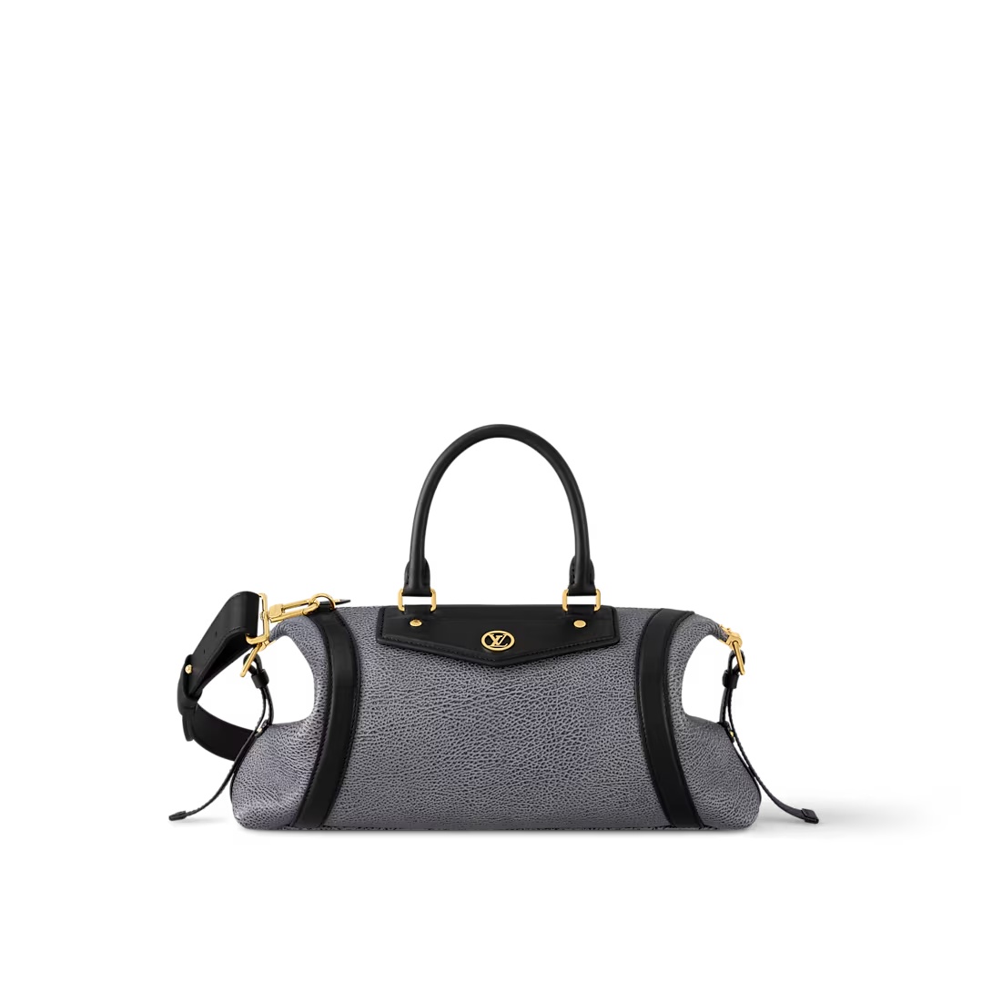 Lv Biker Mm Handbags H27 Dark Denim Lambskin Leather M14702