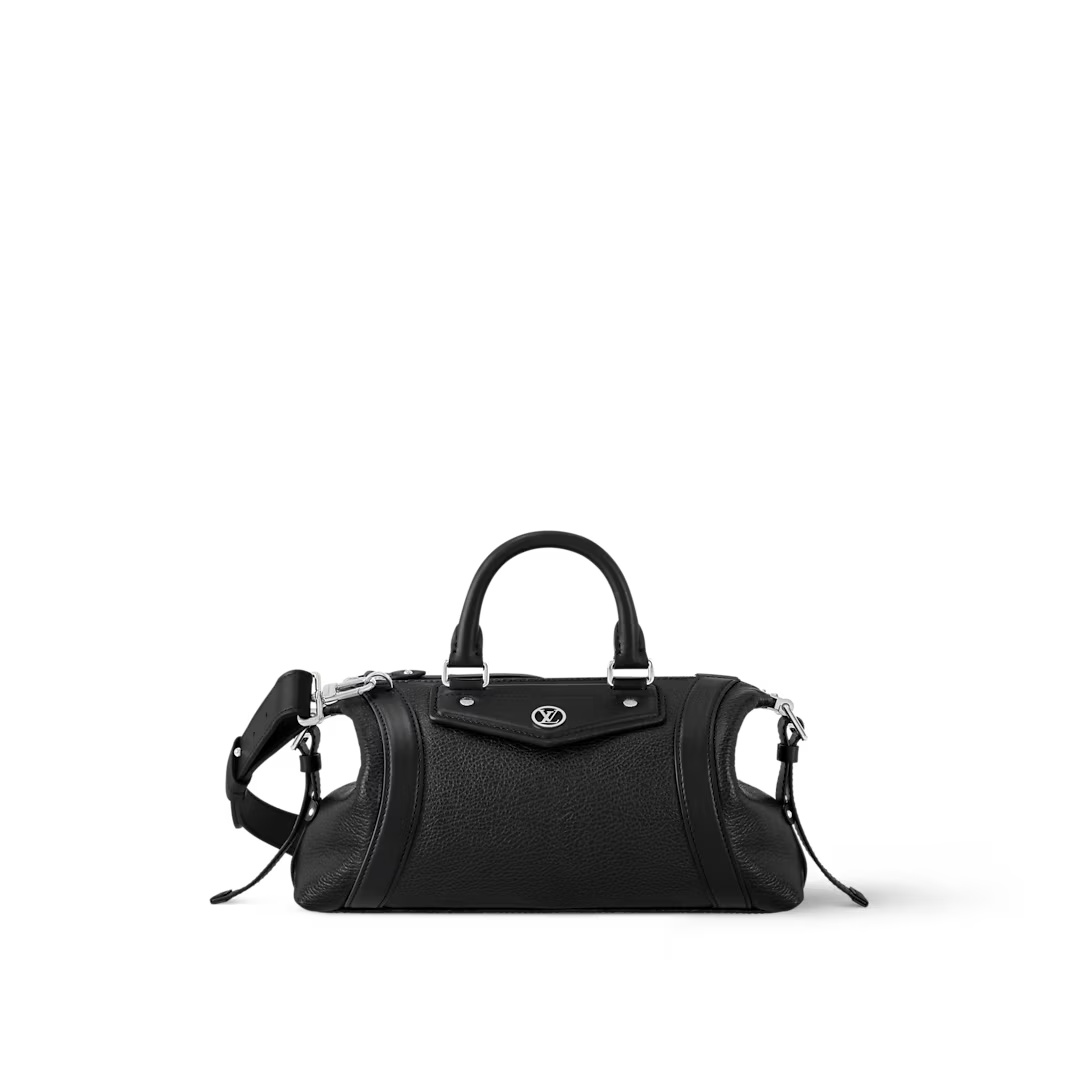 Lv Biker Pm Handbag H27 Black Lambskin Leather M14514