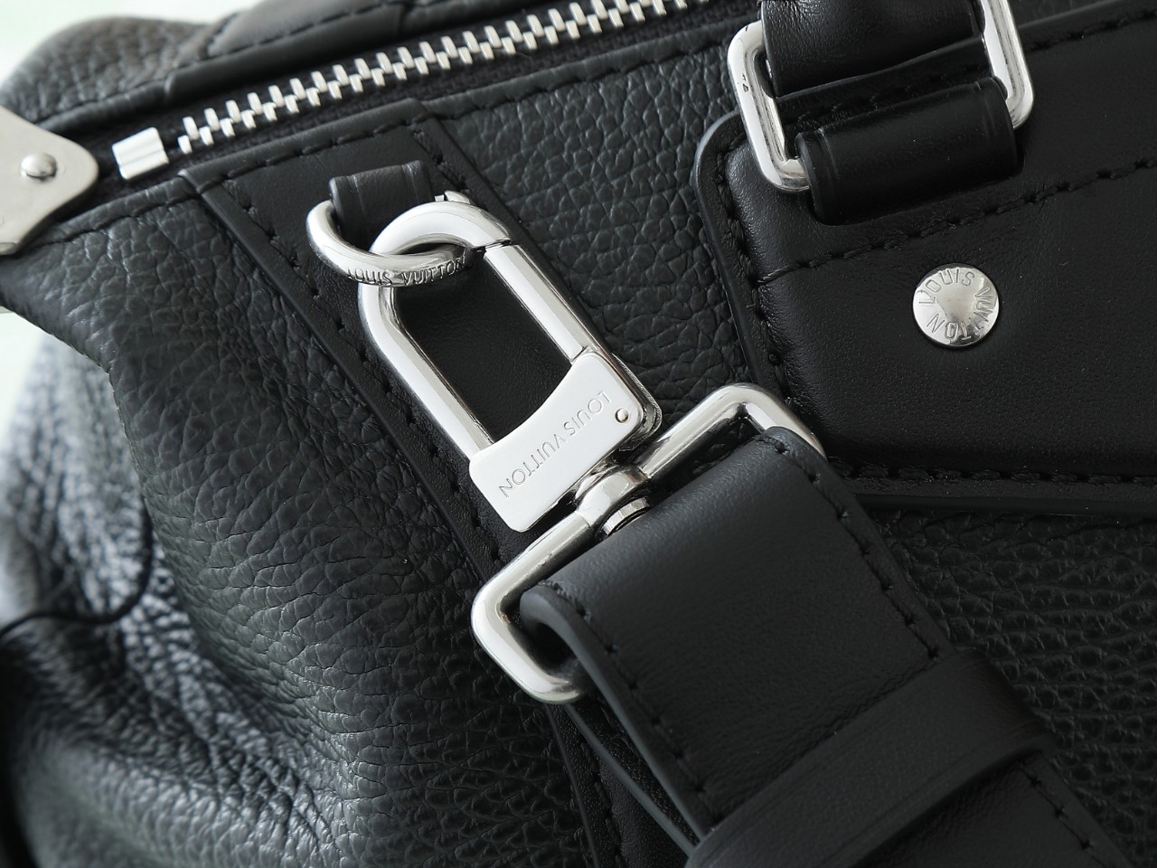 Lv Biker Pm Handbag H27 Black Lambskin Leather M14514
