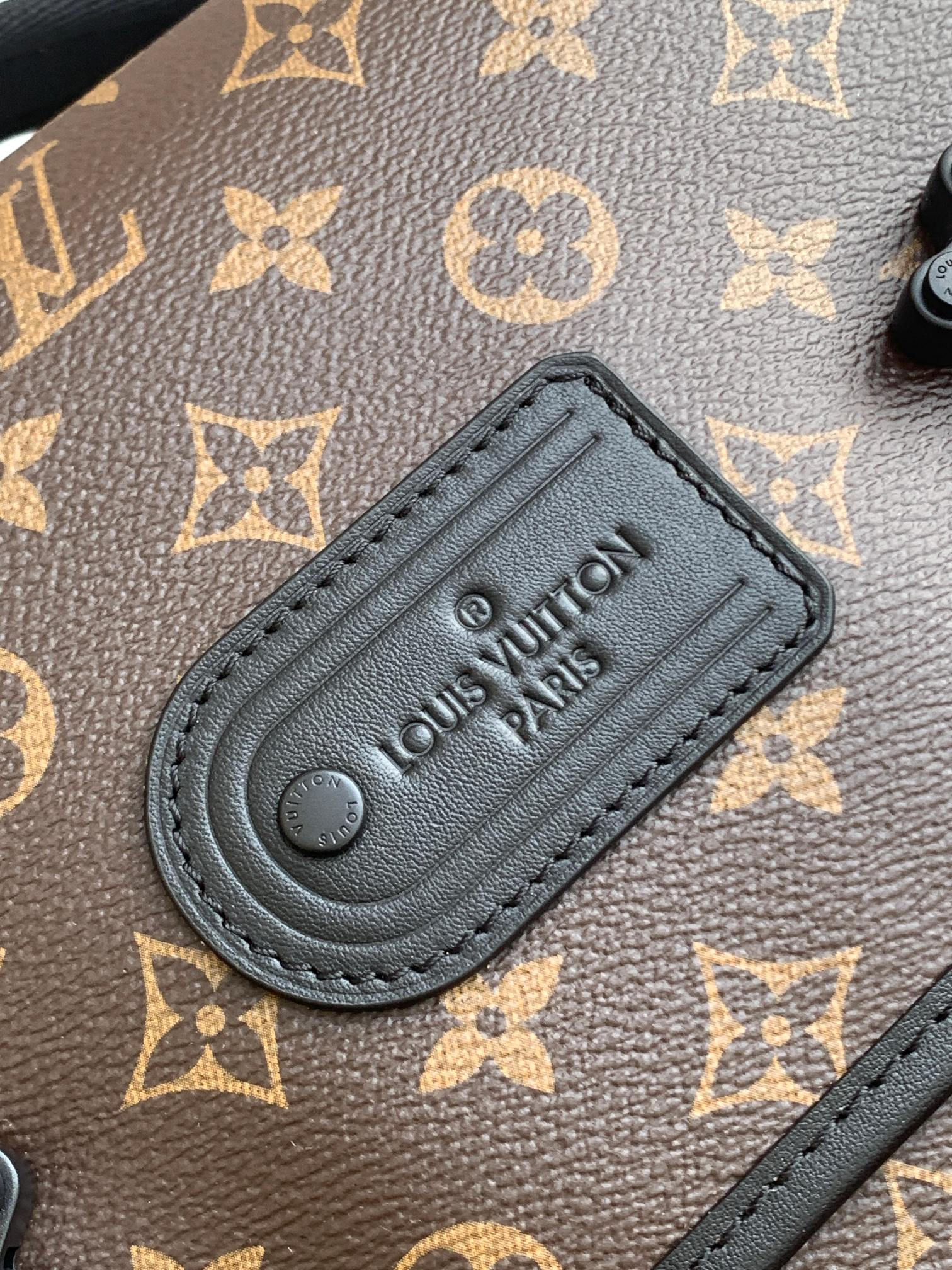 Lv Trail Messenger Bag Monogram Macassar M46972