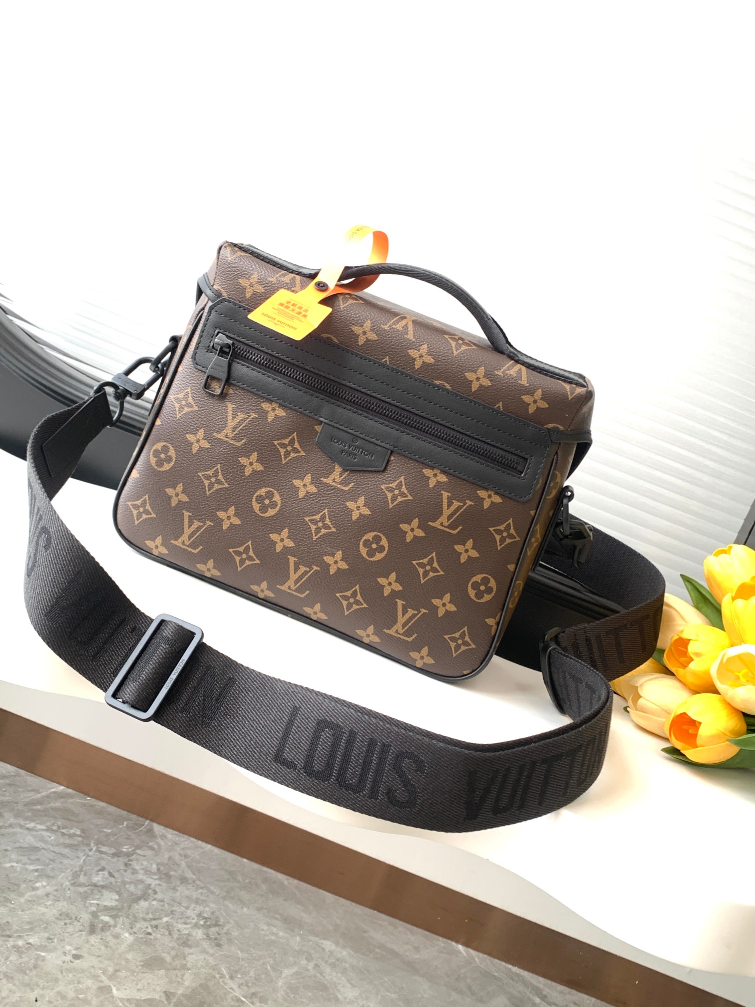 Lv Trail Messenger Bag Monogram Macassar M46972