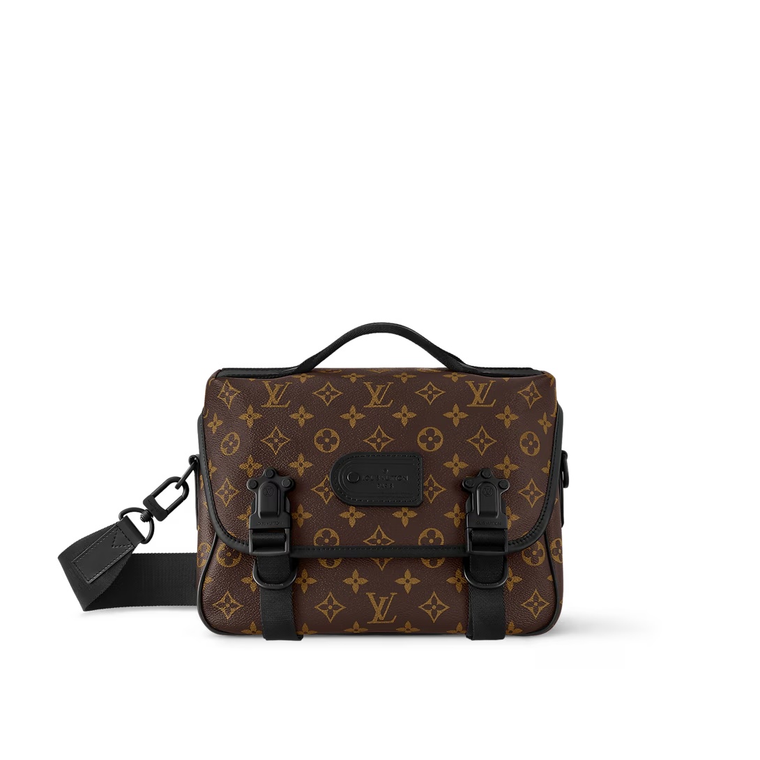 Lv Trail Messenger Bag Monogram Macassar M46972