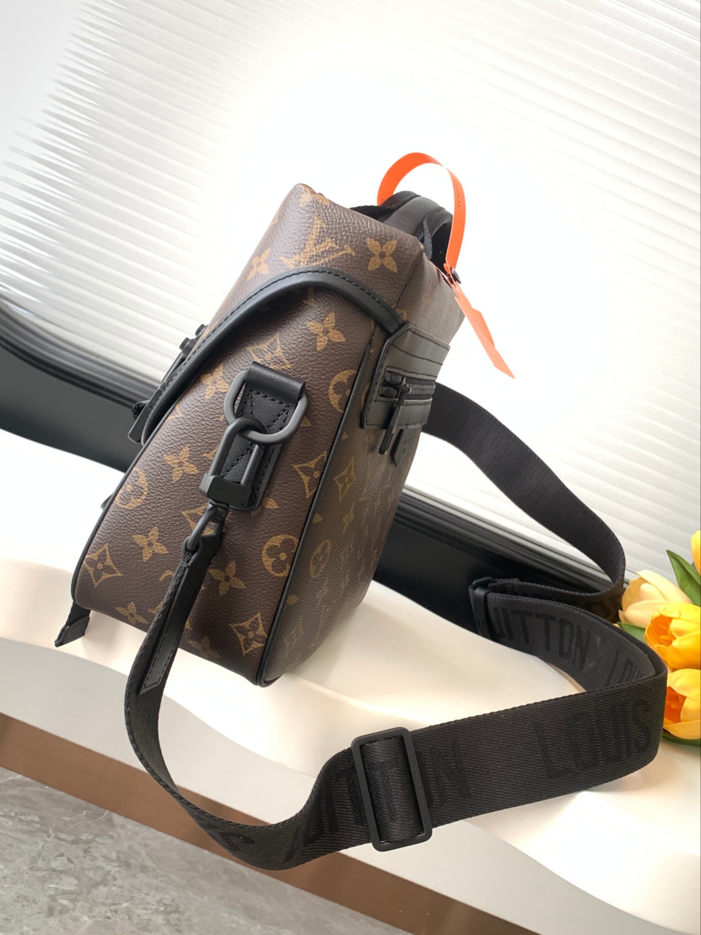 Lv Trail Messenger Bag Monogram Macassar M46972