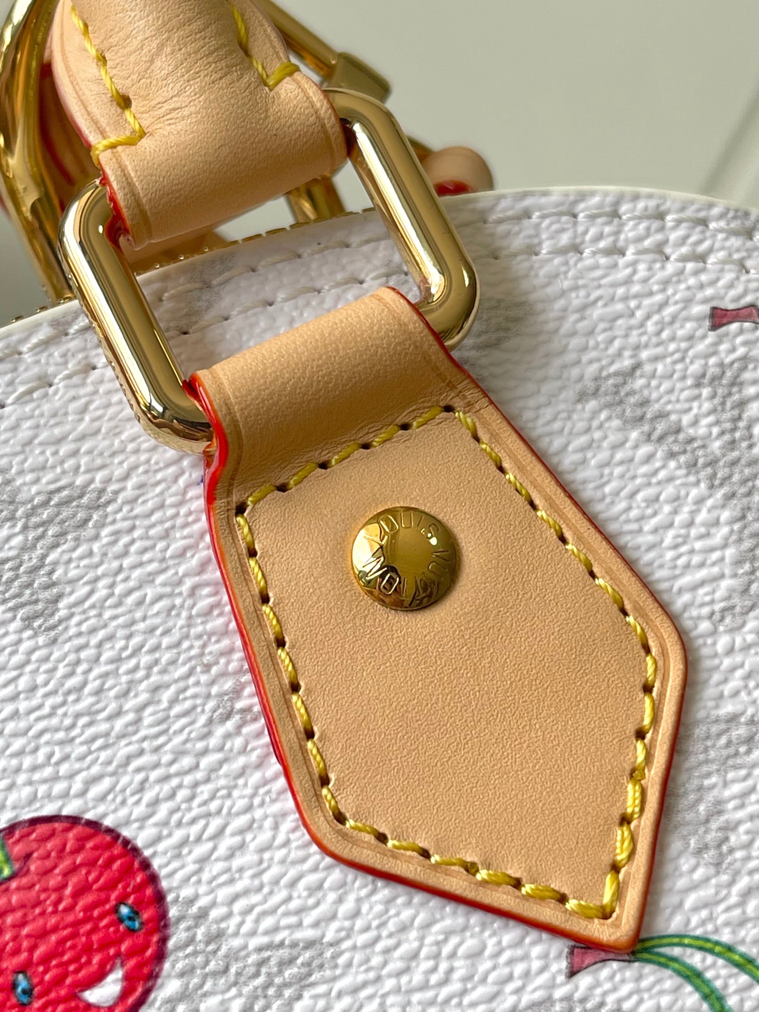 Lv X Tm Alma Bb Handbags Monogram Cherry White M14234