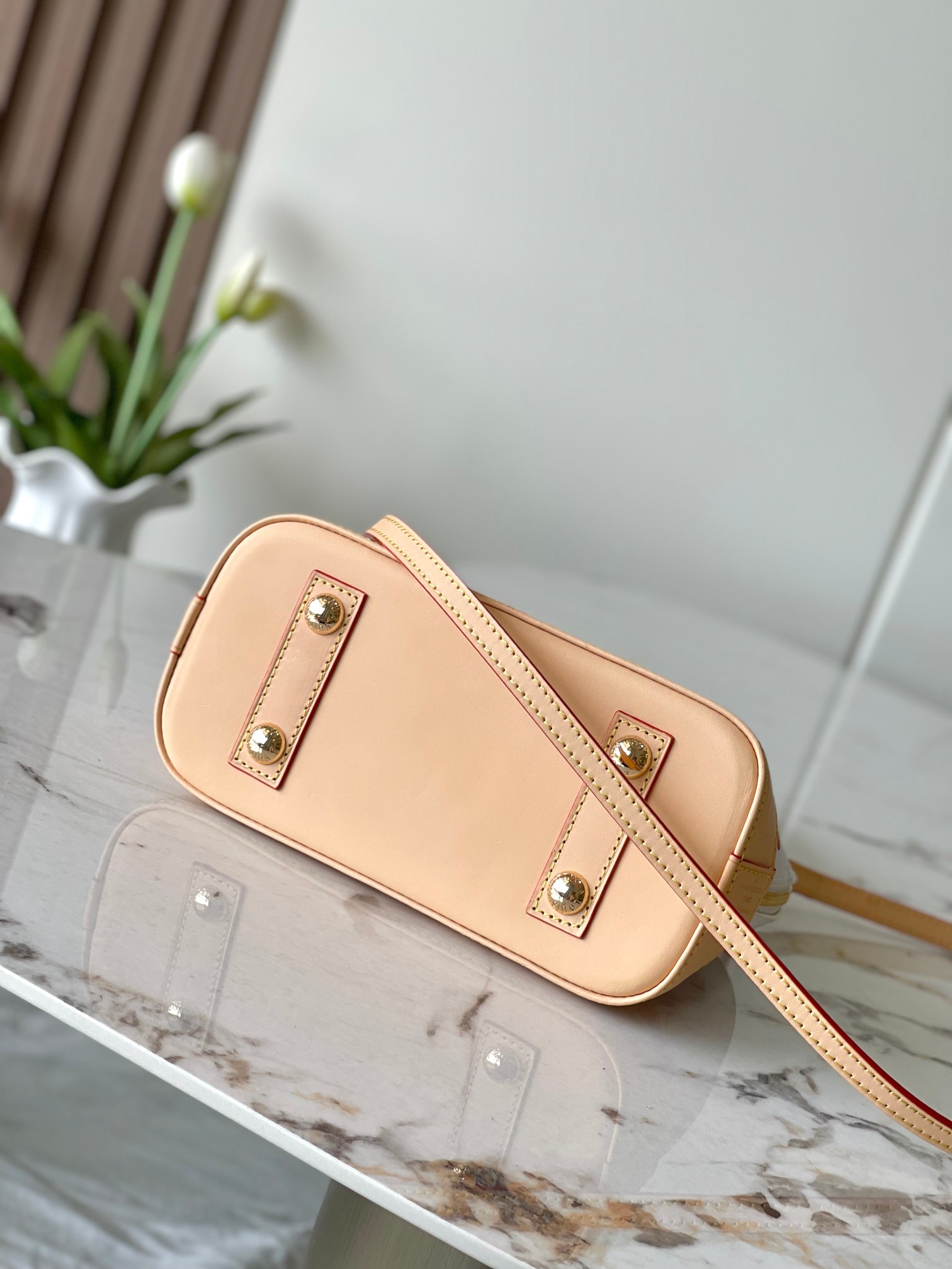 Lv X Tm Alma Bb Handbags Monogram Cherry White M14234