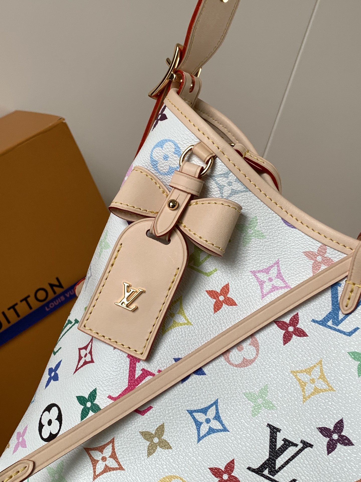 Lv X Tm Carryall Pm Bag Monogram Multicolored White M13661
