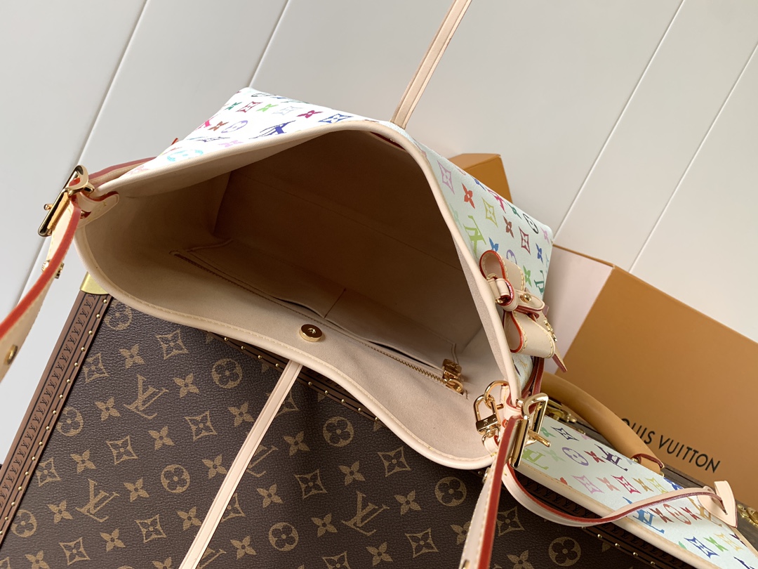 Lv X Tm Carryall Pm Bag Monogram Multicolored White M13661