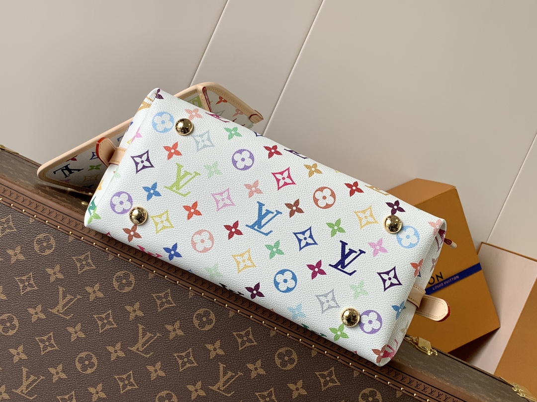 Lv X Tm Carryall Pm Bag Monogram Multicolored White M13661