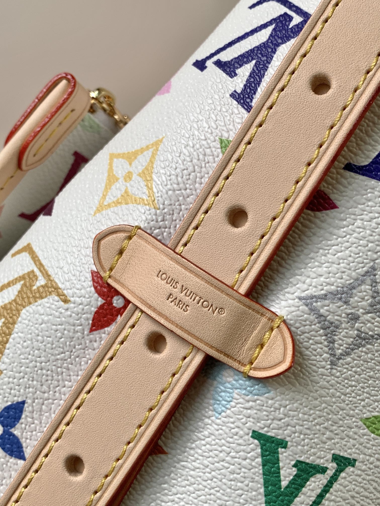 Lv X Tm Carryall Pm Bag Monogram Multicolored White M13661