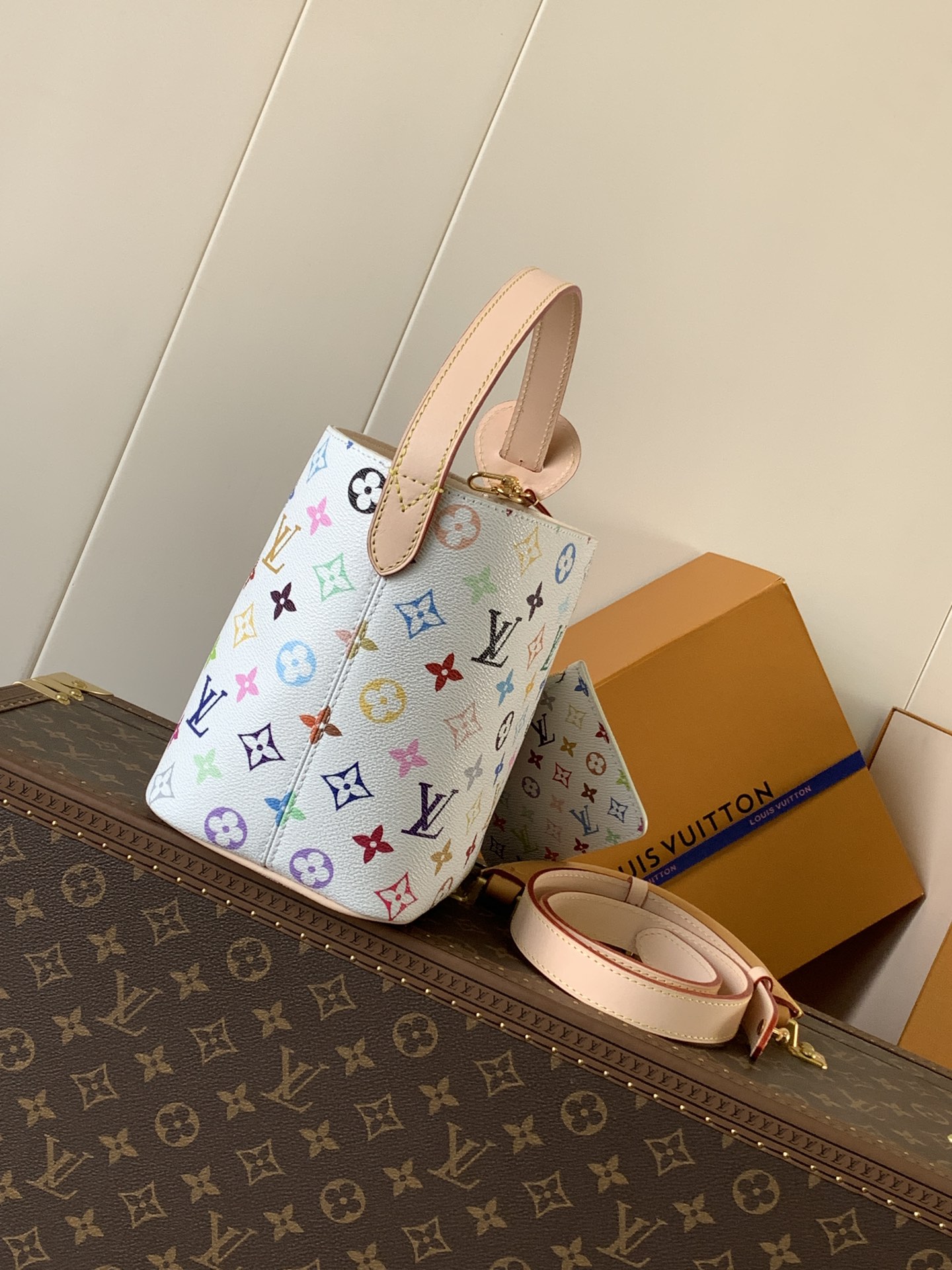 Lv X Tm Low Key All In Bb Bag Multicolored Black M13089
