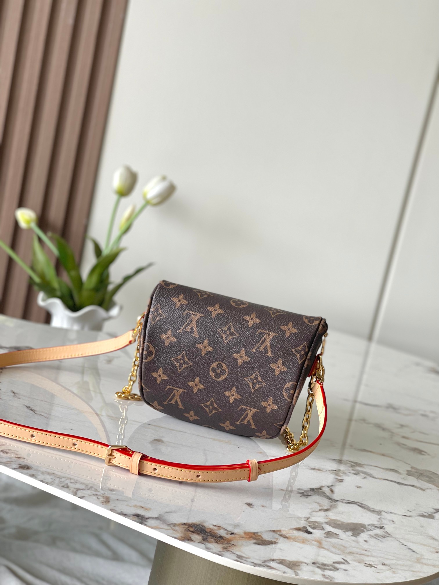 Lv X Tm Mini Bumbag Monogram Cherry M13449
