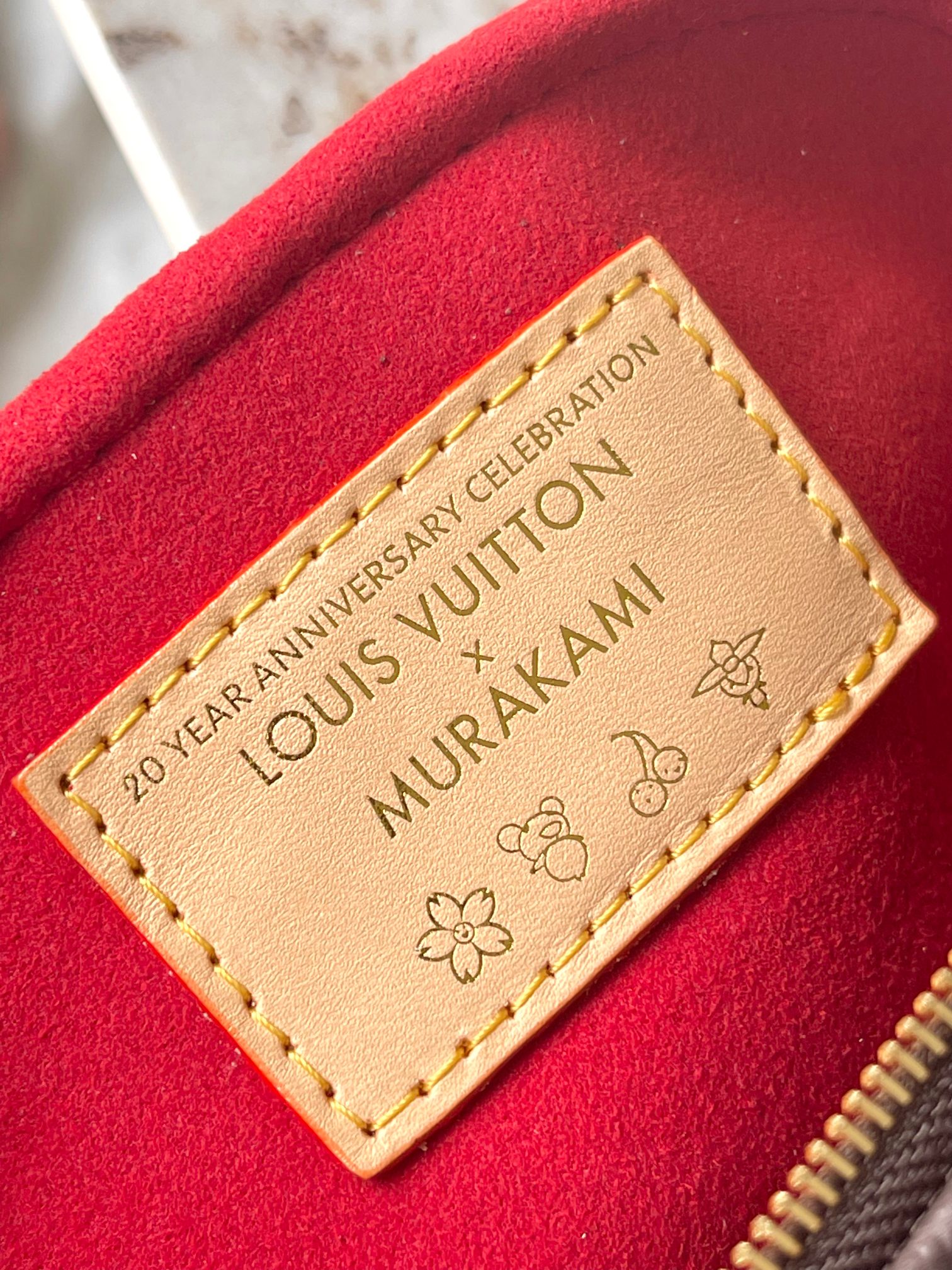 Lv X Tm Mini Bumbag Monogram Cherry M13449