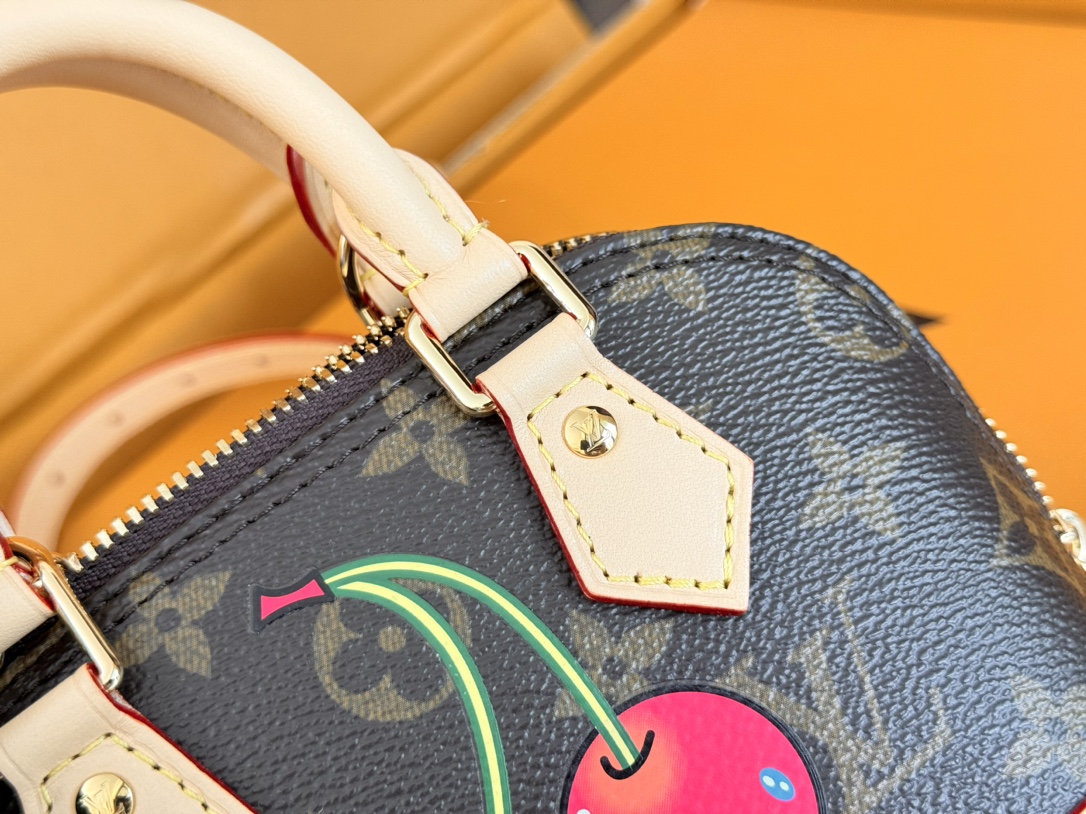 Lv X Tm Nano Alma Handbags Monogram Cherry M13416