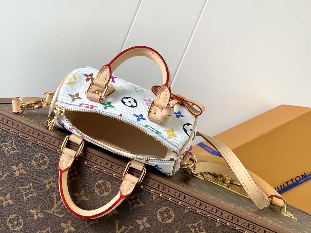Lv X Tm Nano Speedy Multicolored Monogram Bag M13391
