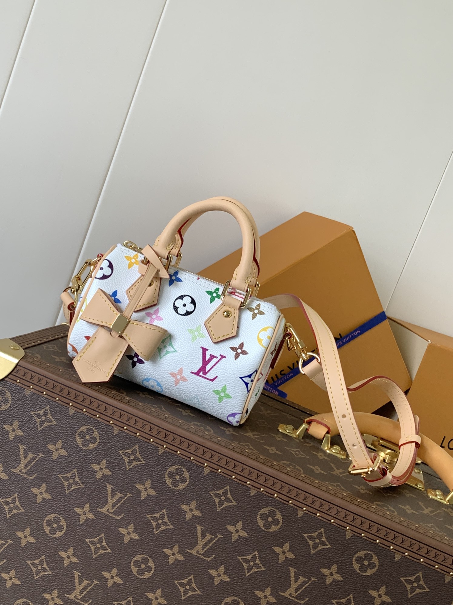 Lv X Tm Nano Speedy Multicolored Monogram Bag M13391