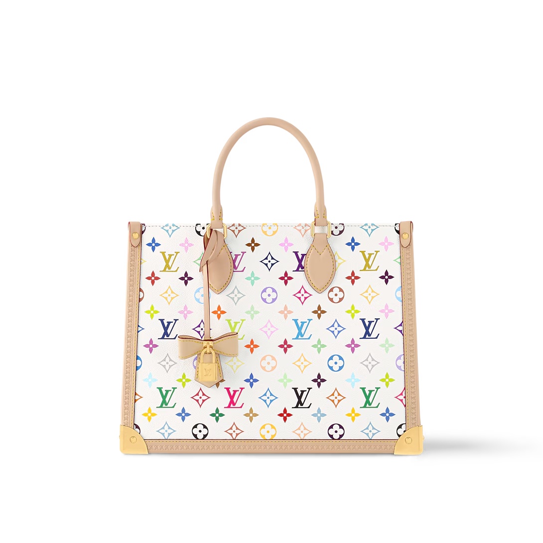 Lv X Tm Onthego Mm Multicolored Monogram Tote M13079