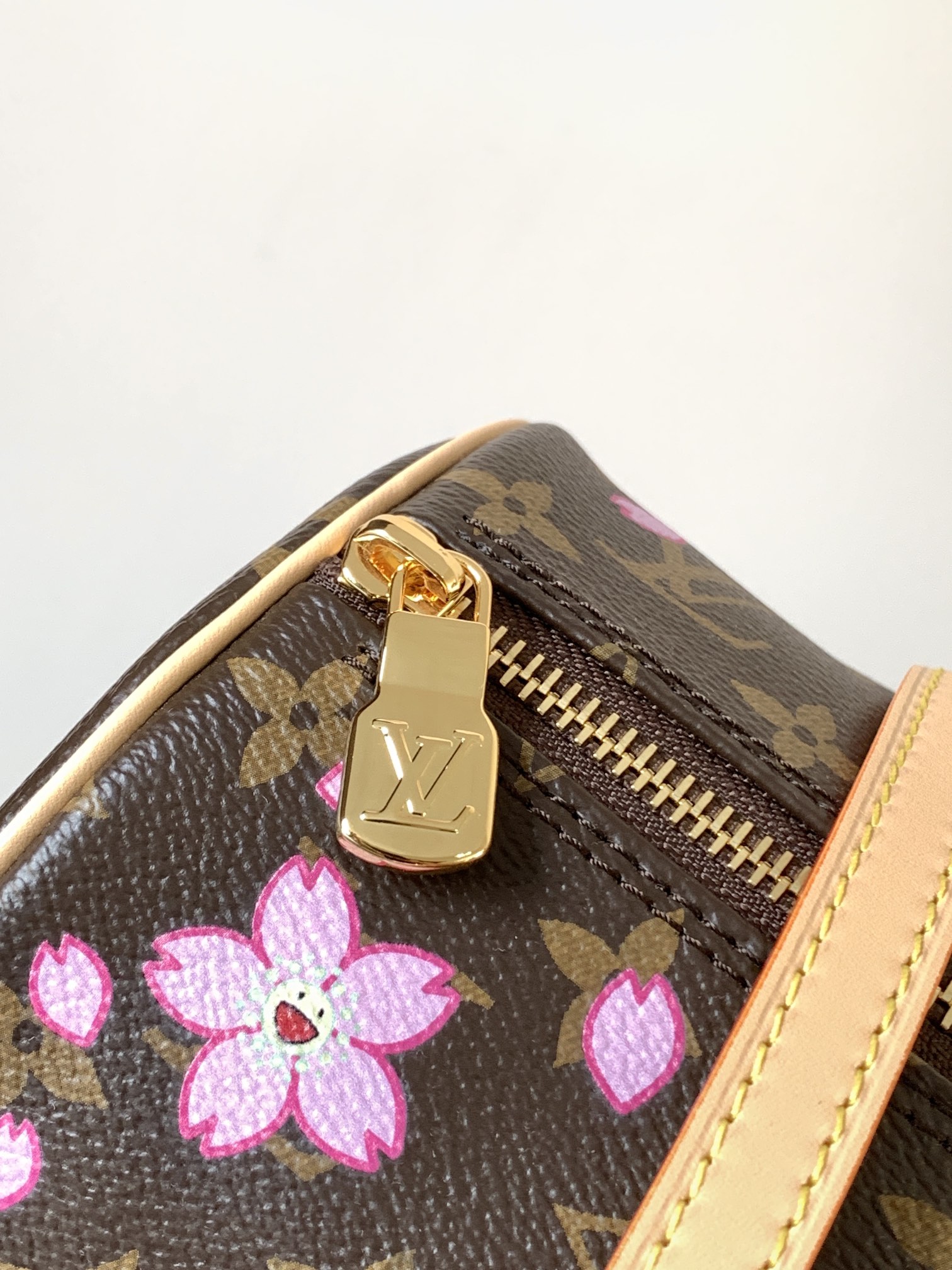 Lv X Tm Papillon Bag Sakura Brown Cherry Blossom Monogram M13097