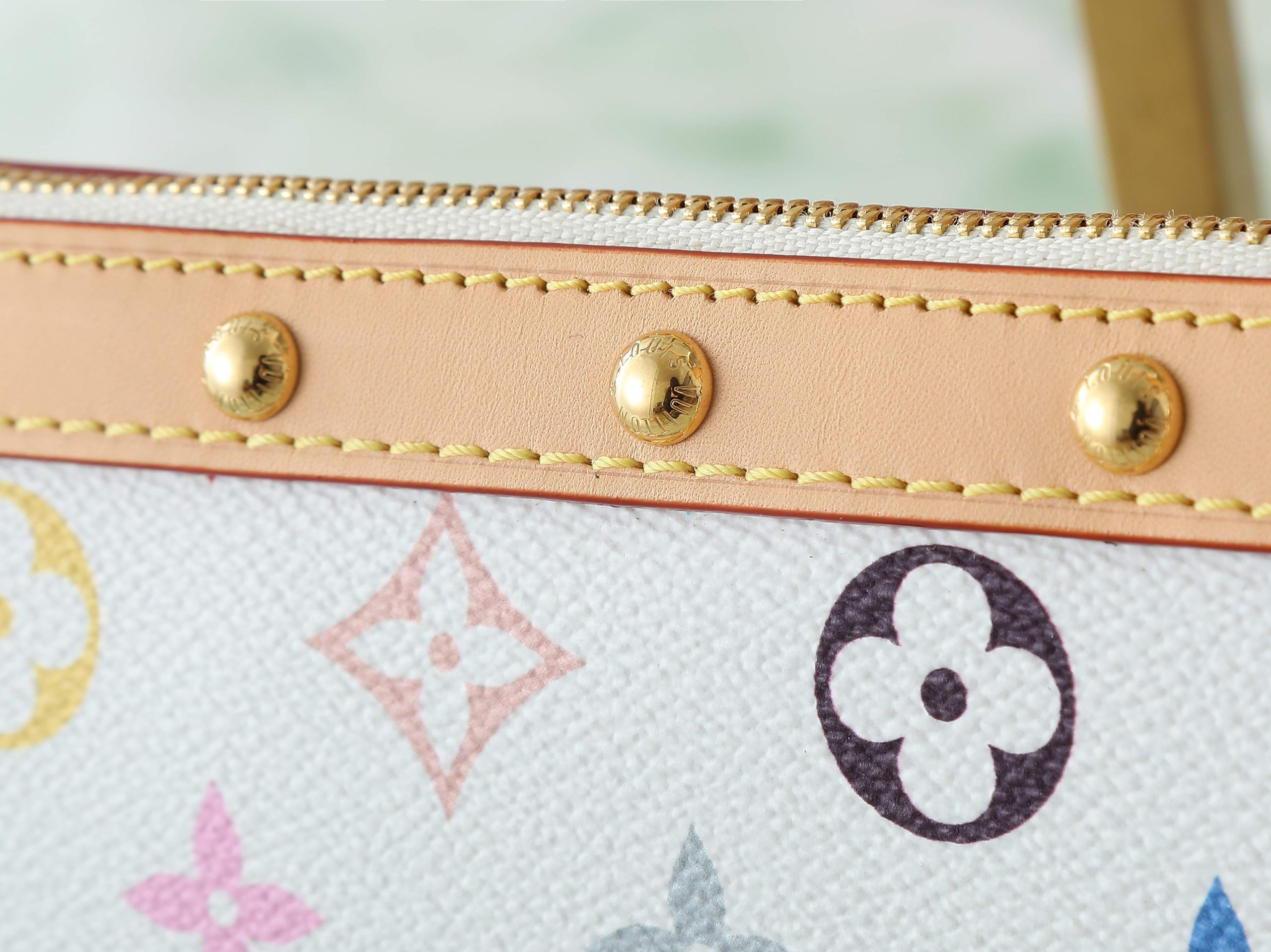 Lv X Tm Pochette Accessoires Monogram Multicolored White M13404