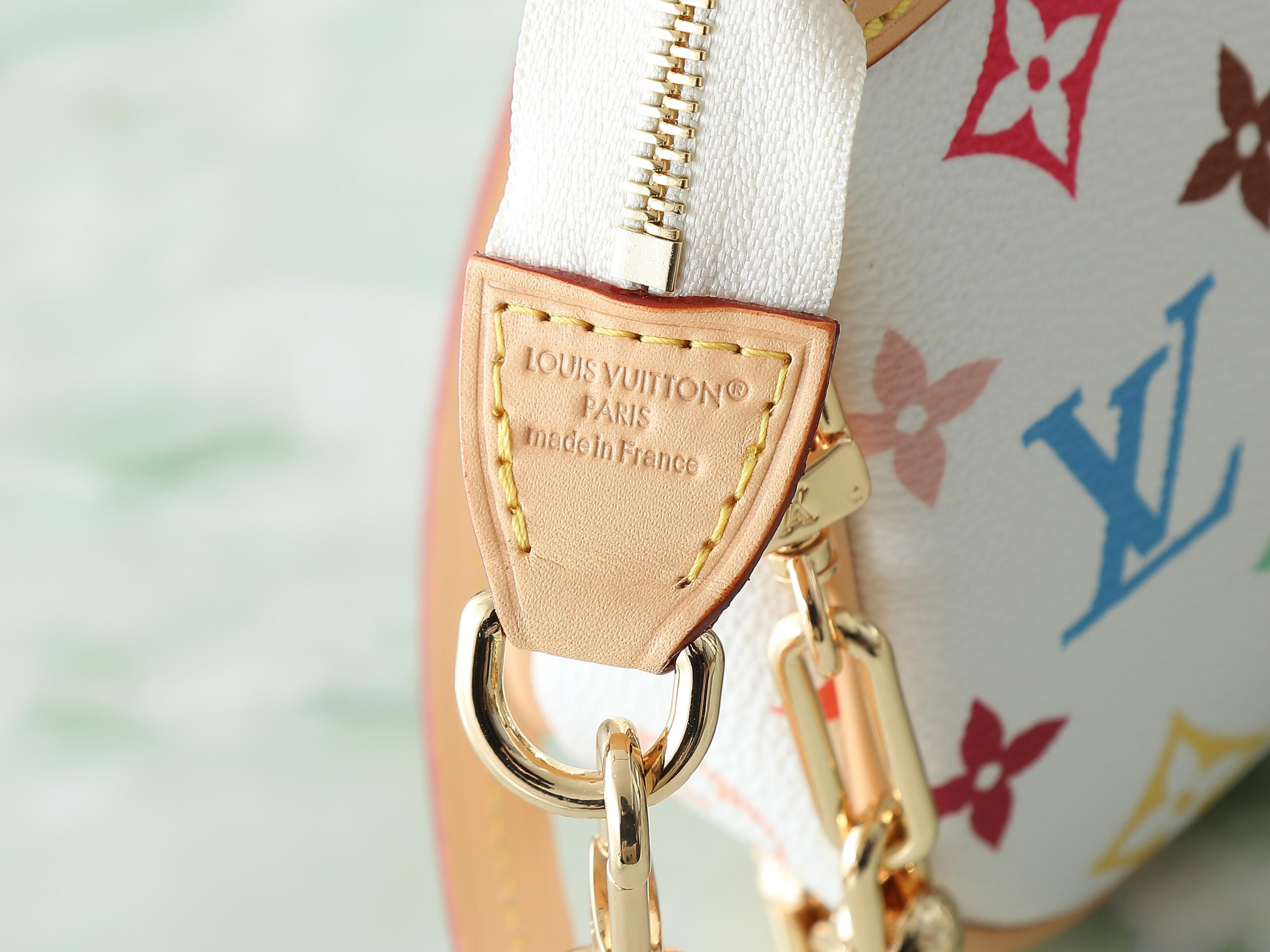 Lv X Tm Pochette Accessoires Monogram Multicolored White M13404