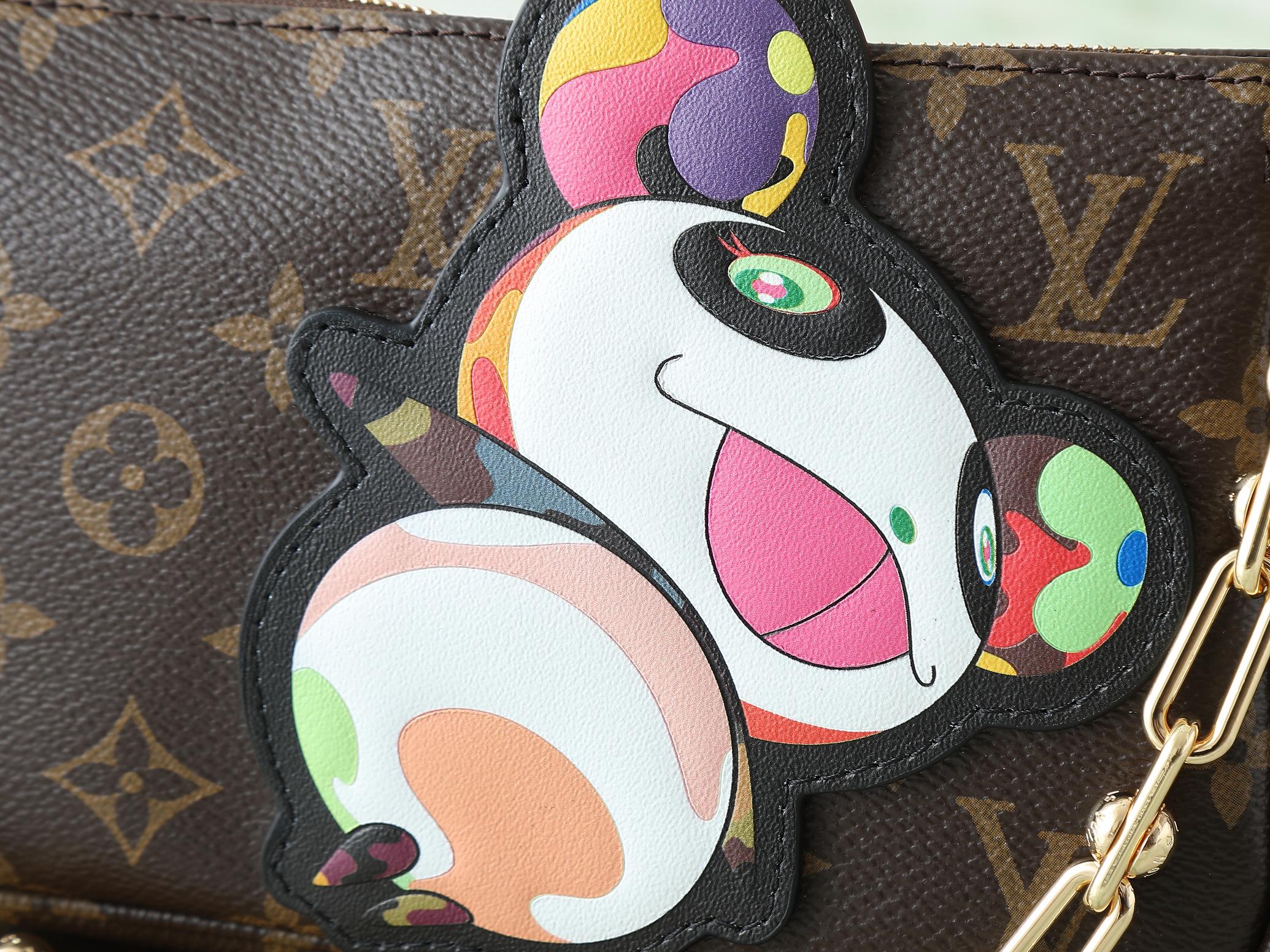 Lv X Tm Pochette Accessoires Monogram Panda M13440