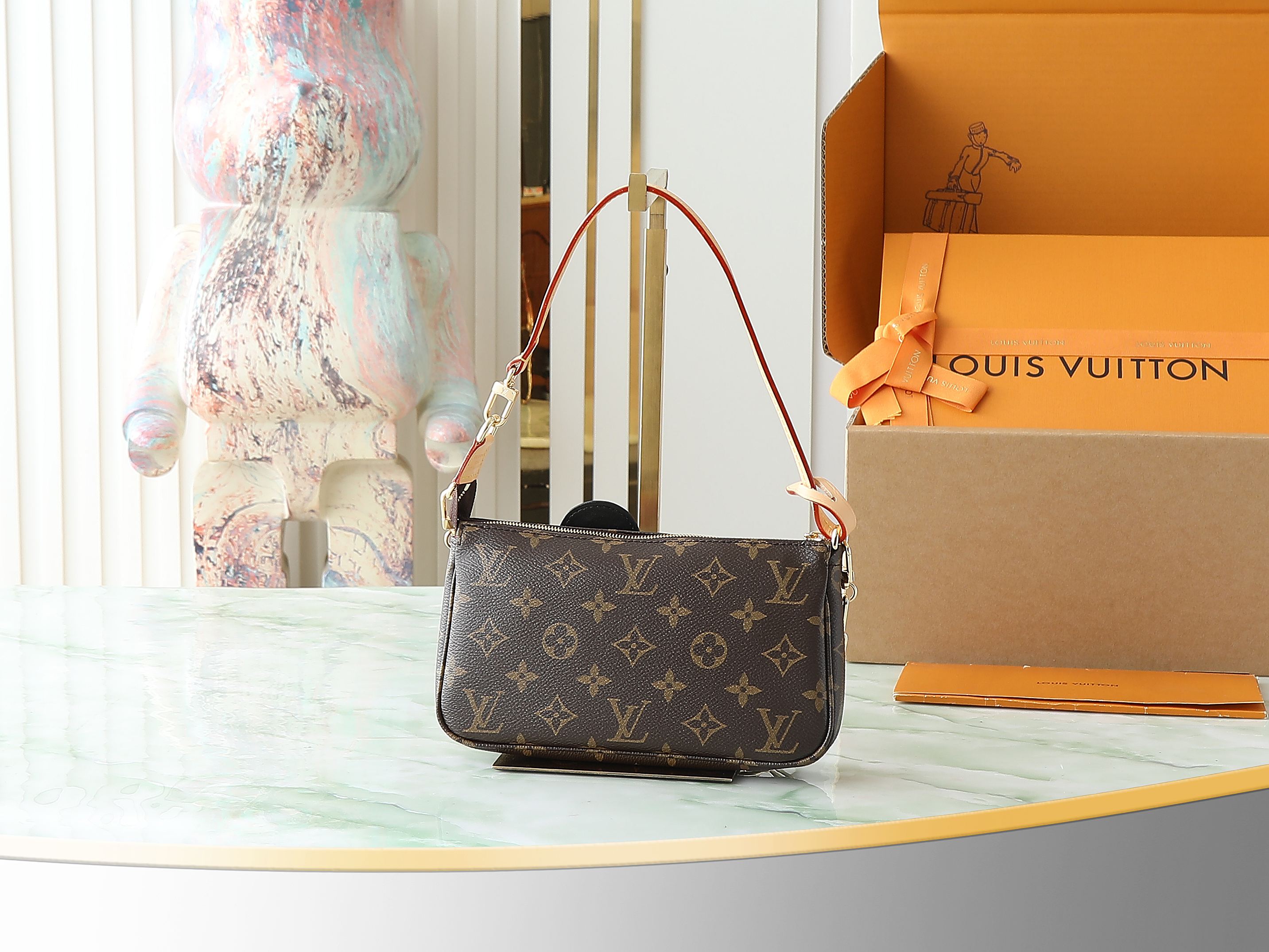 Lv X Tm Pochette Accessoires Monogram Panda M13440