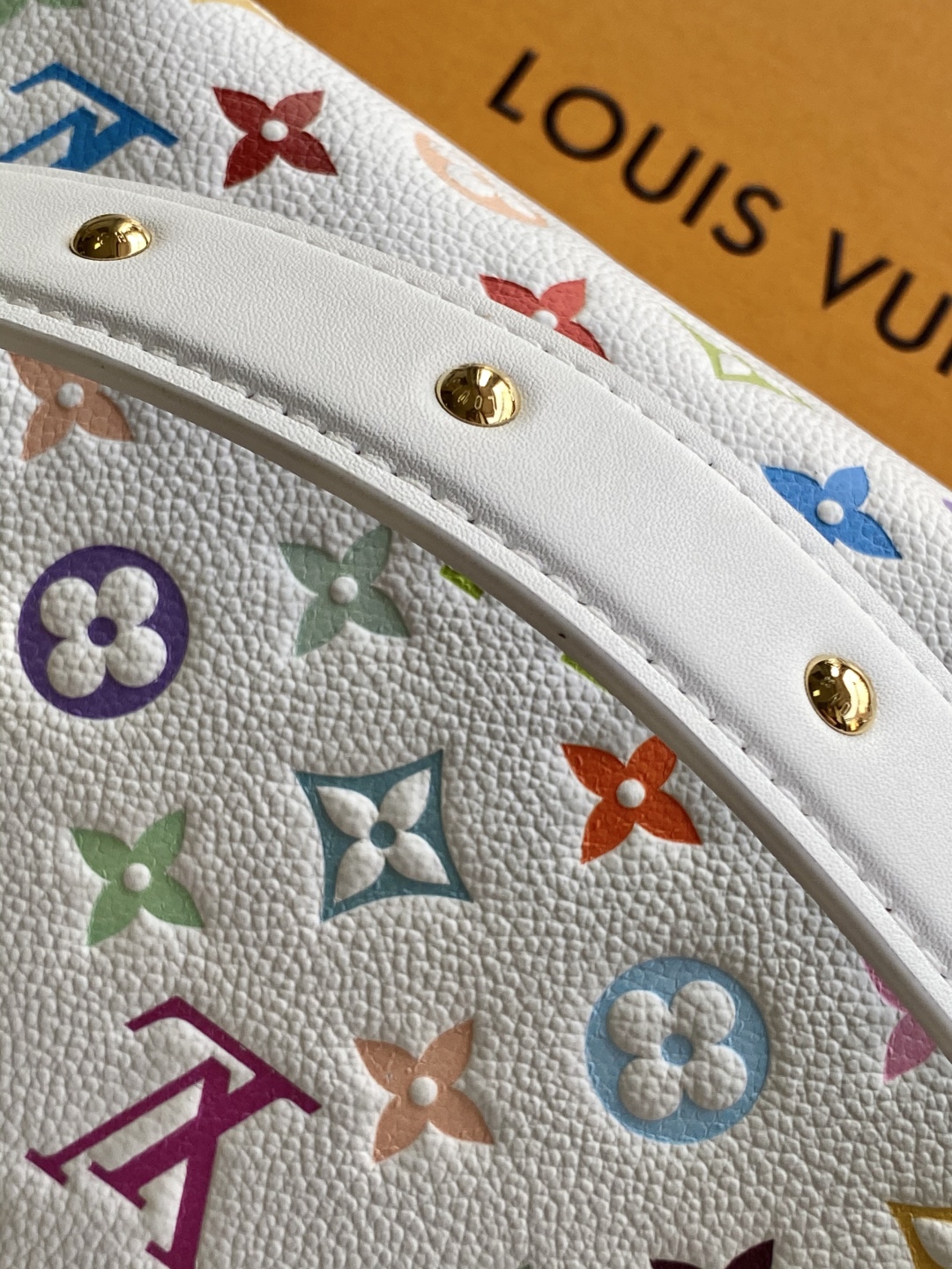 Lv X Tm Side Trunk Mm Handbags Multicolored Monogram White M14046