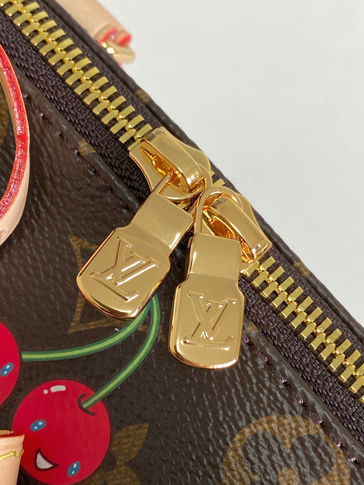 Lv X Tm Speedy Bandoulière 20 Monogram Cherry M13094