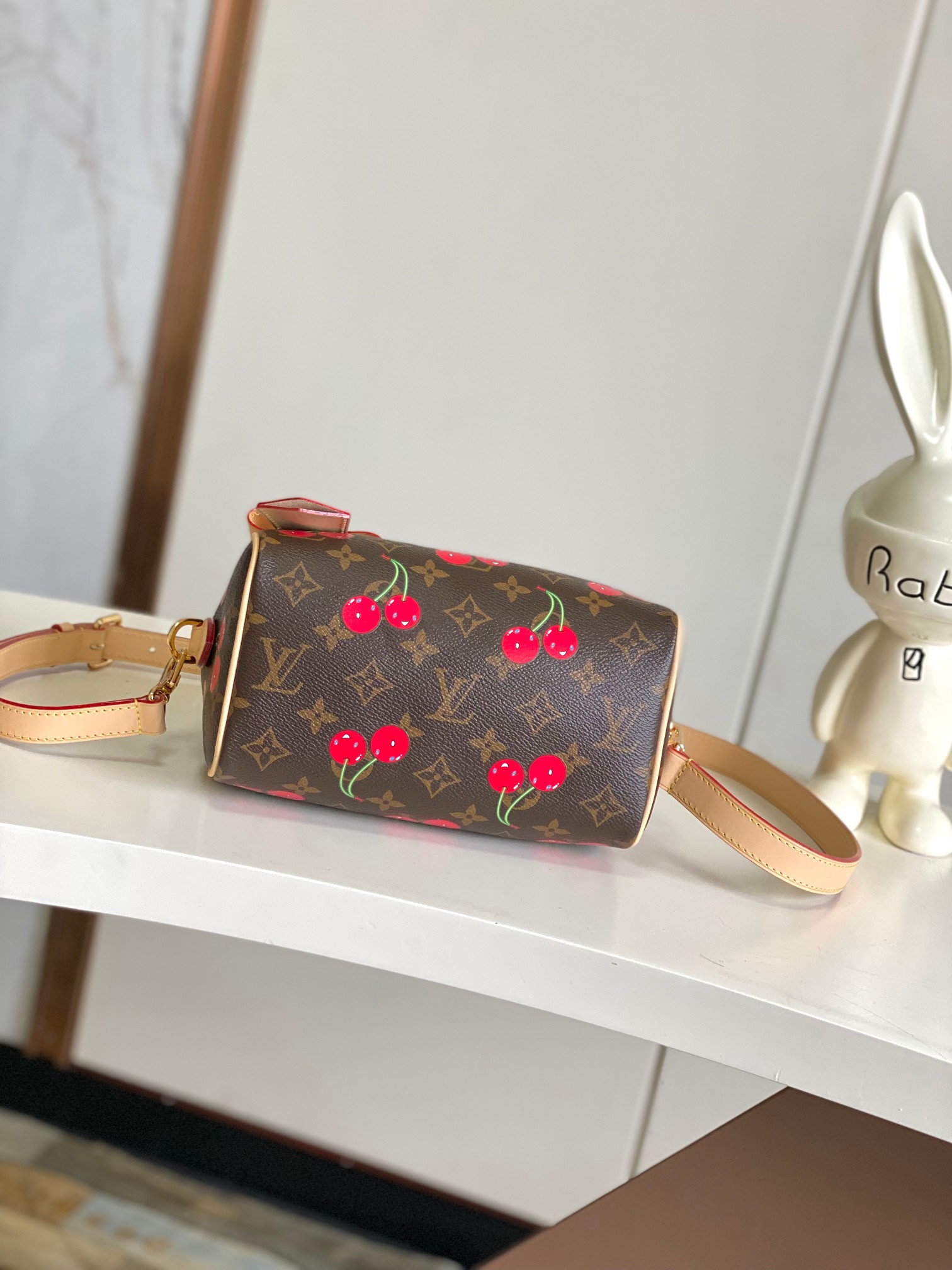 Lv X Tm Speedy Bandoulière 20 Monogram Cherry M13094