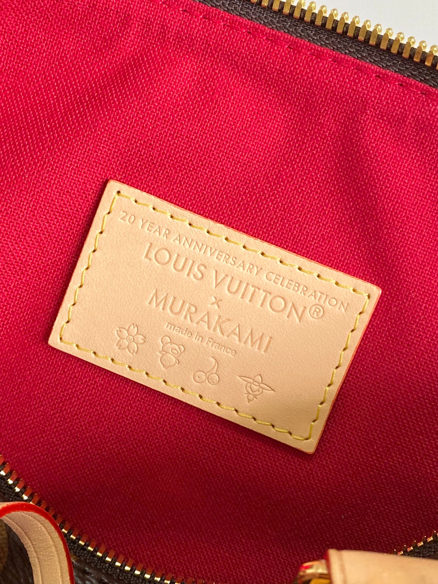 Lv X Tm Speedy Bandoulière 20 Monogram Cherry M13094