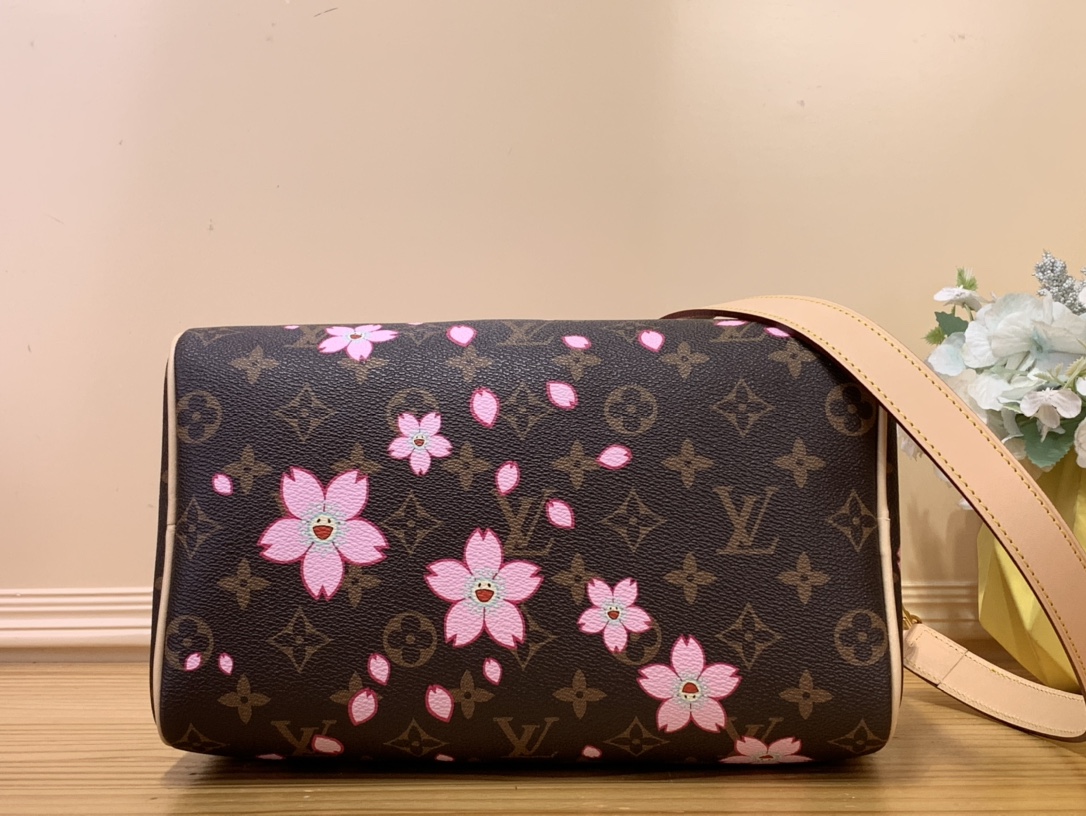 Lv X Tm Speedy Bandoulière 25 Monogram Cherry Blossom M14174