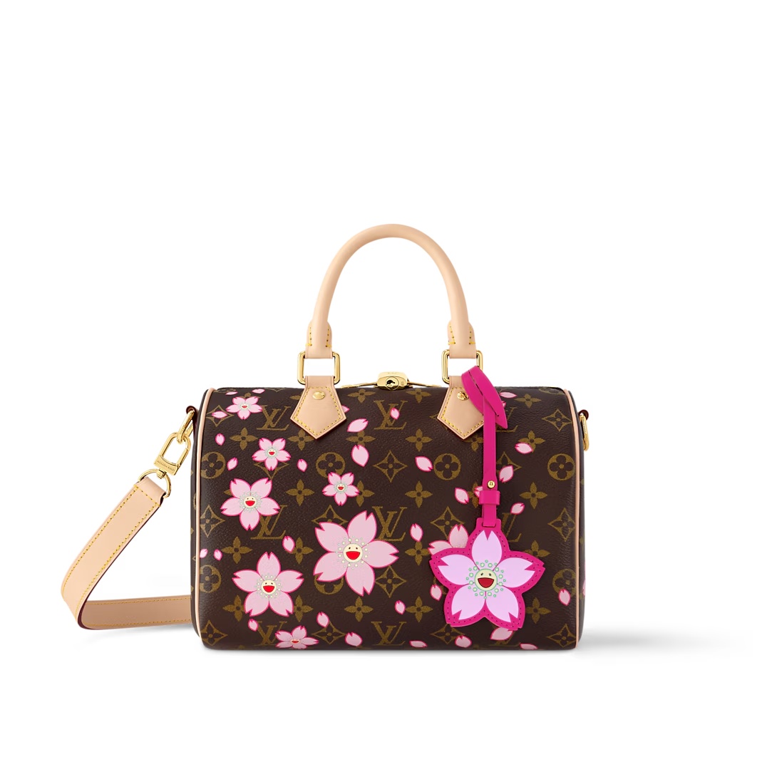 Lv X Tm Speedy Bandoulière 25 Monogram Cherry Blossom M14174