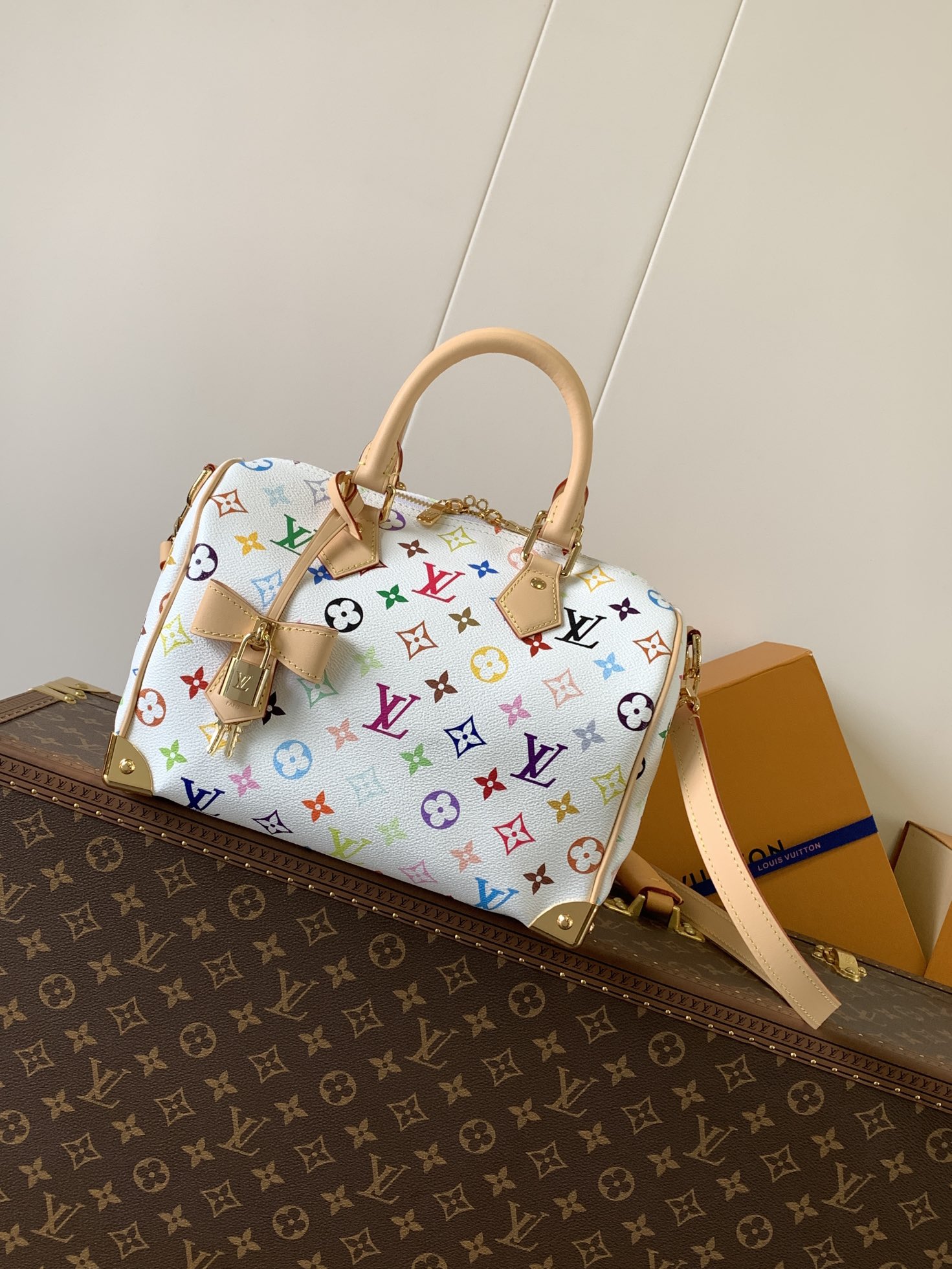 Lv X Tm Speedy Bandoulière 25 Monogram Multicolored M14174